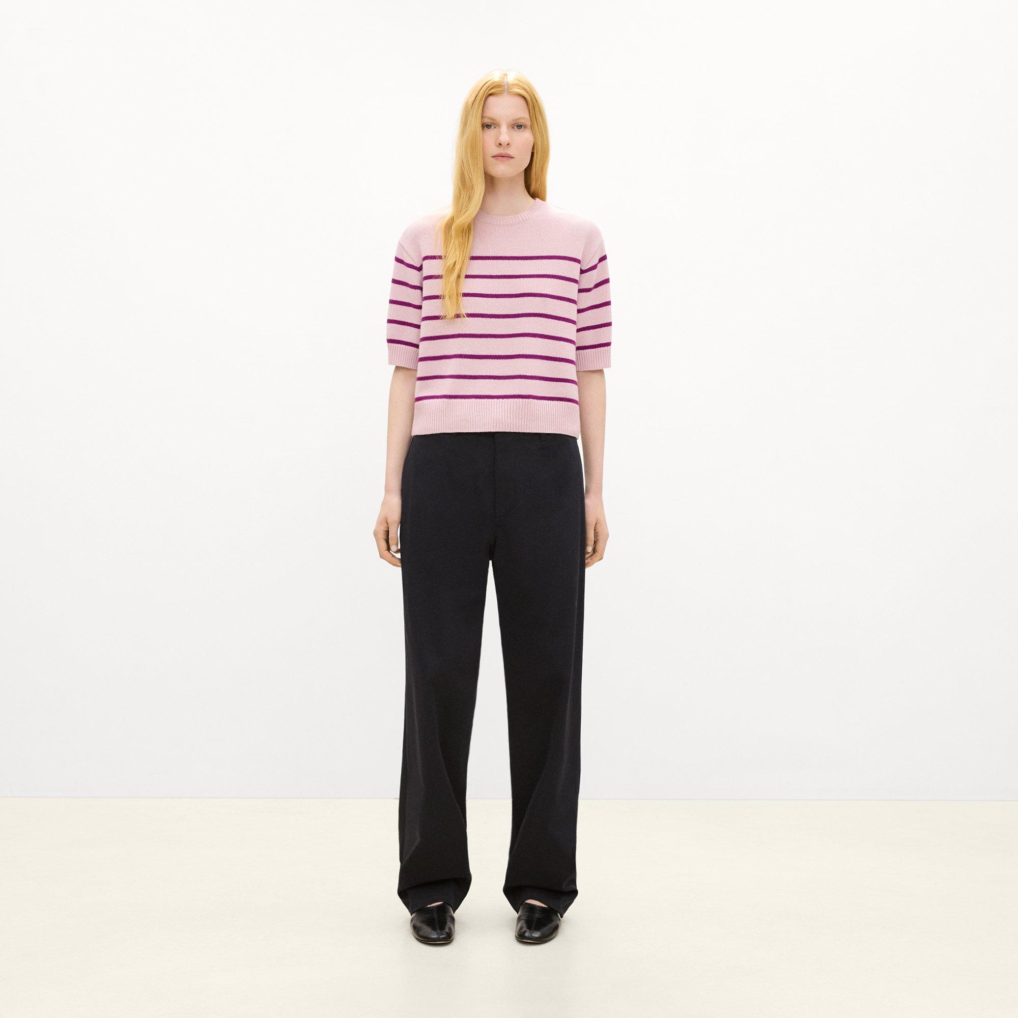 Striped Tee in Cashmere
