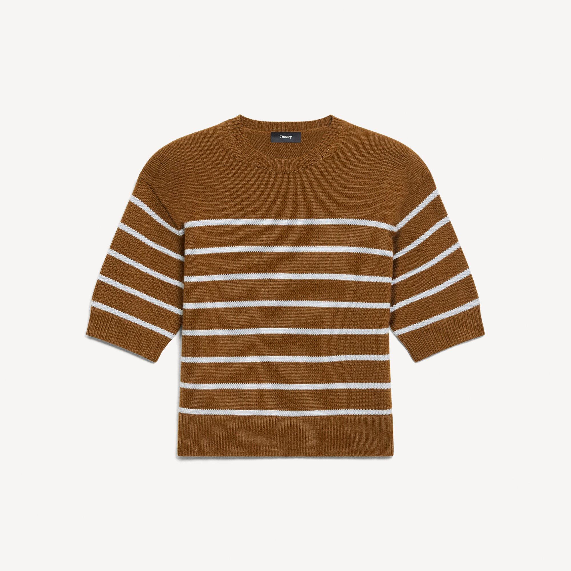 Striped Tee in Cashmere