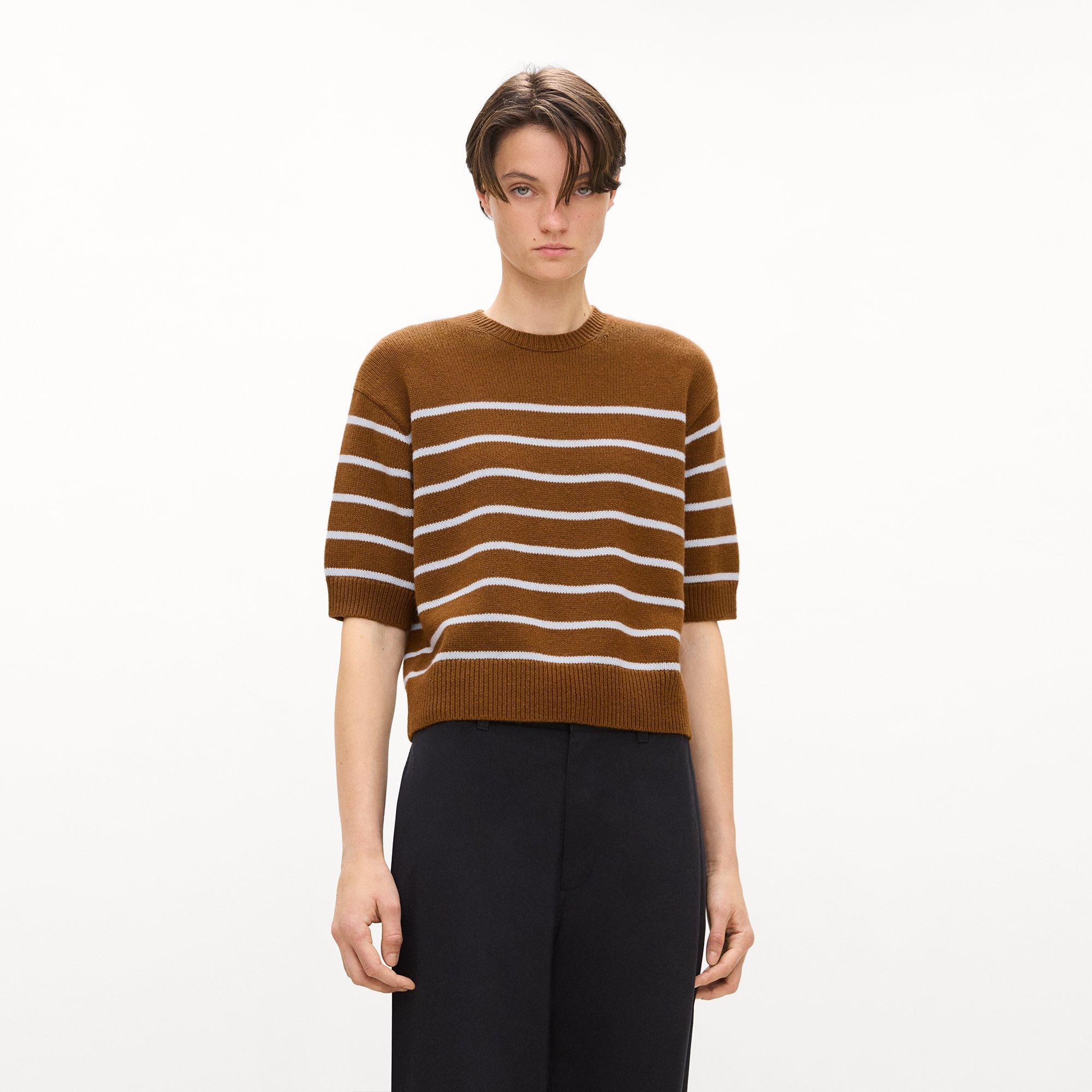 Striped Tee in Cashmere