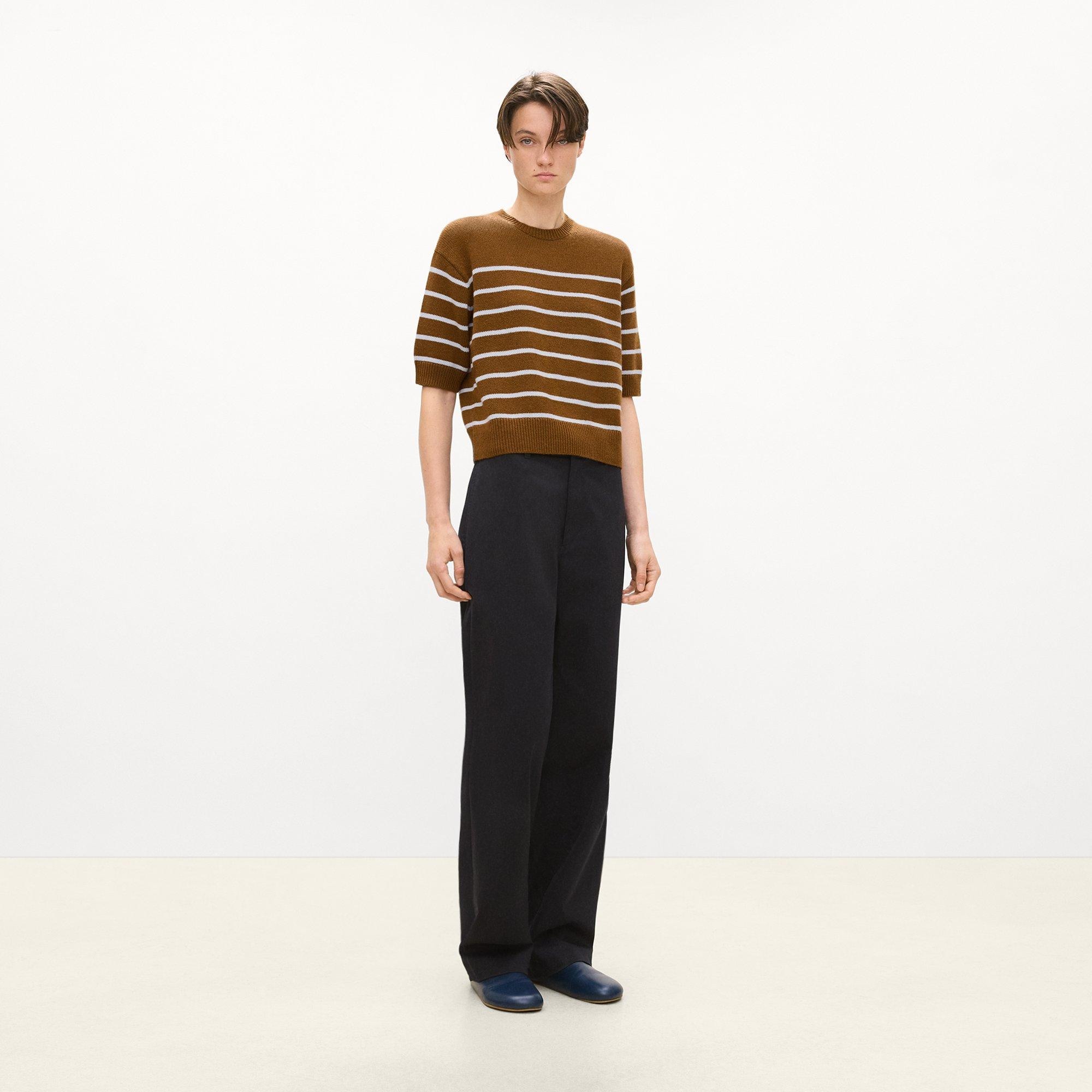 Striped Tee in Cashmere