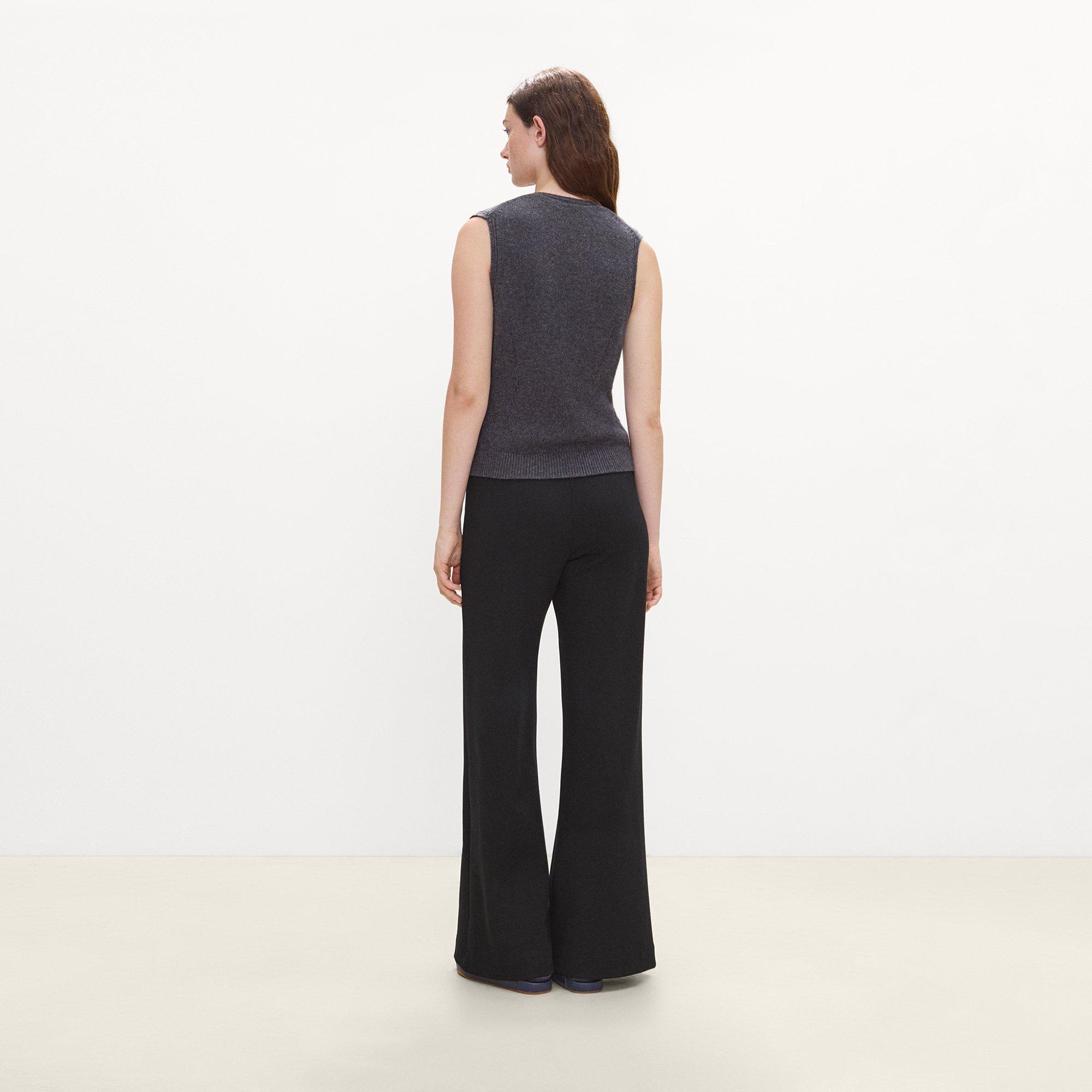 Pointelle Vest in Cashmere