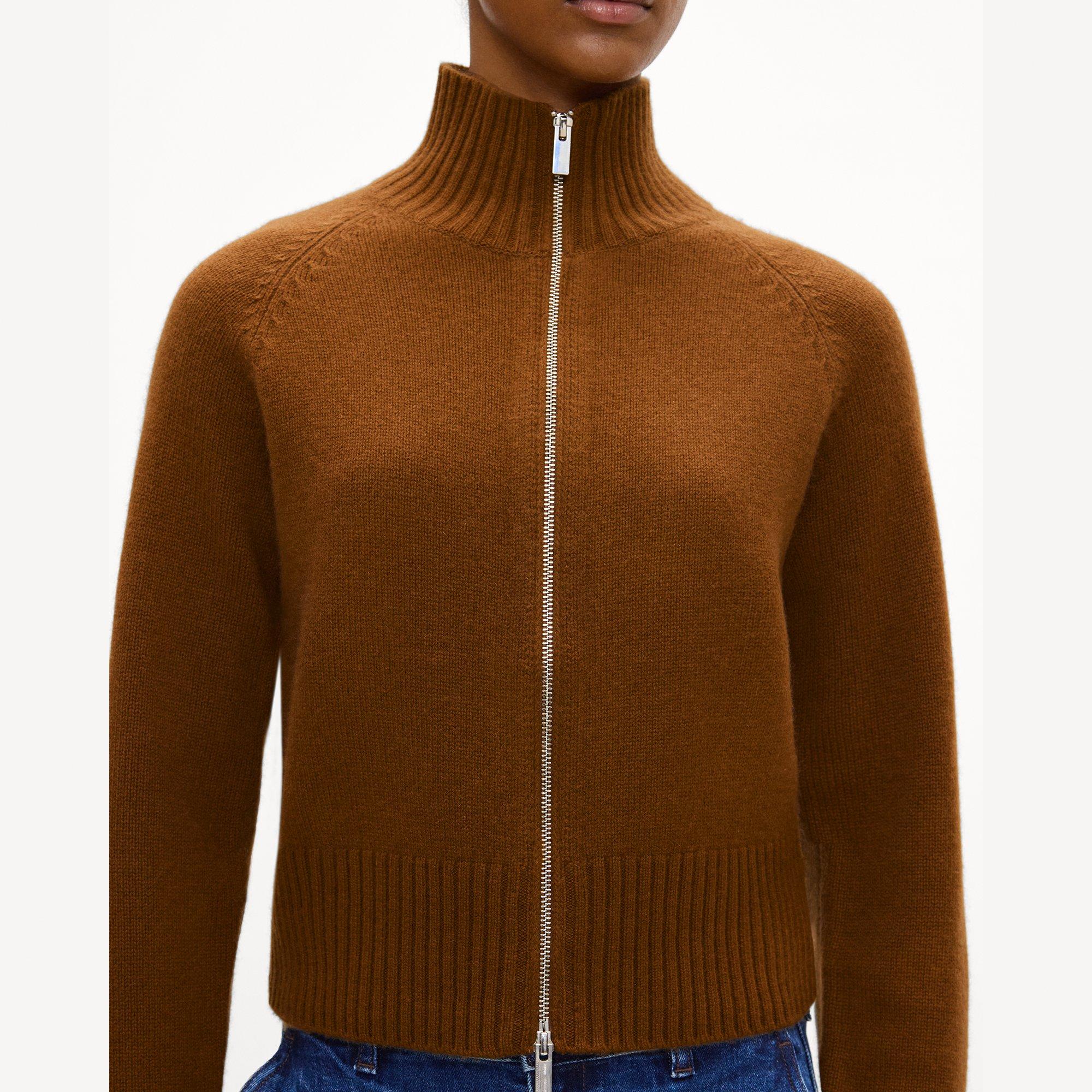 Turtleneck Cardigan in Cashmere