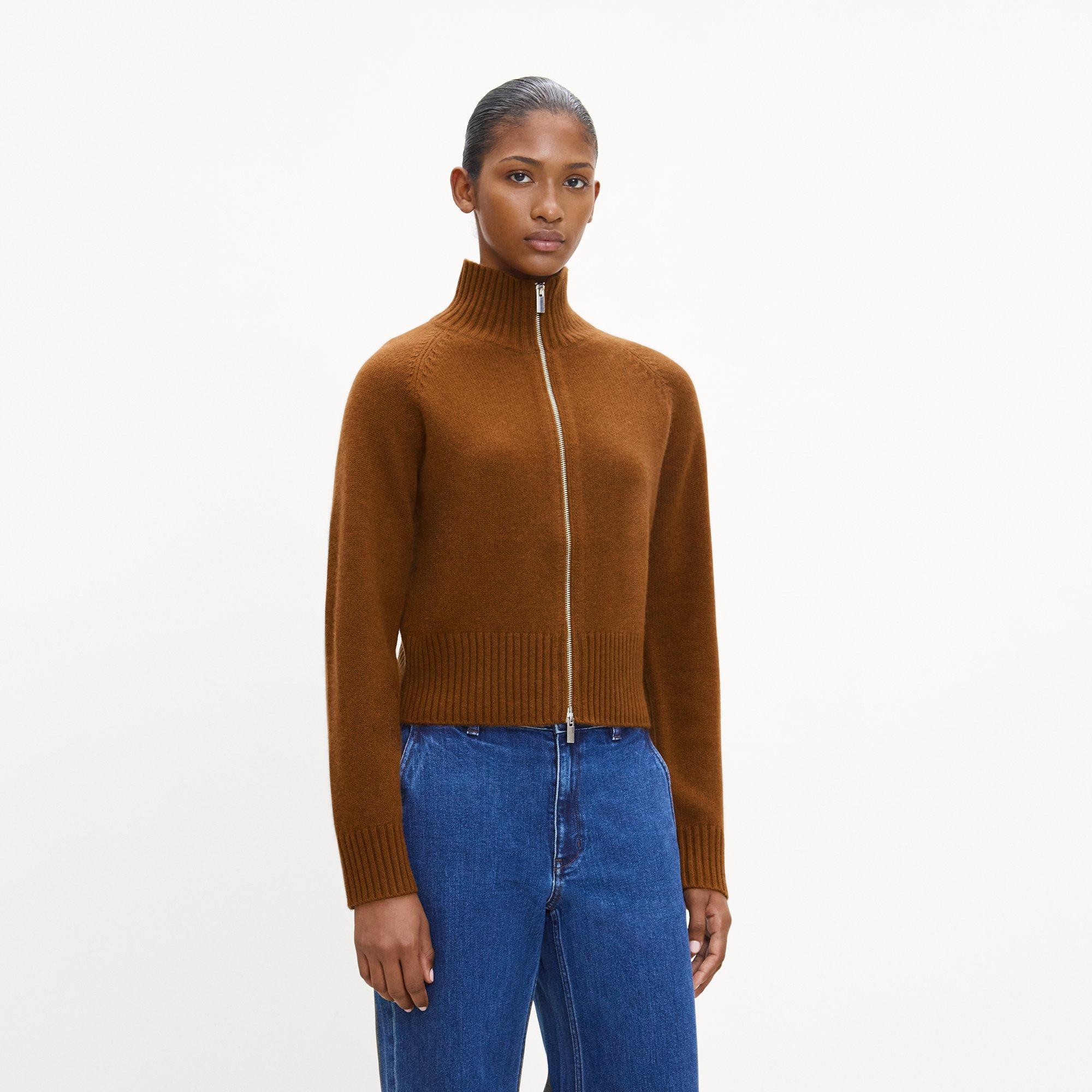 Turtleneck Cardigan in Cashmere