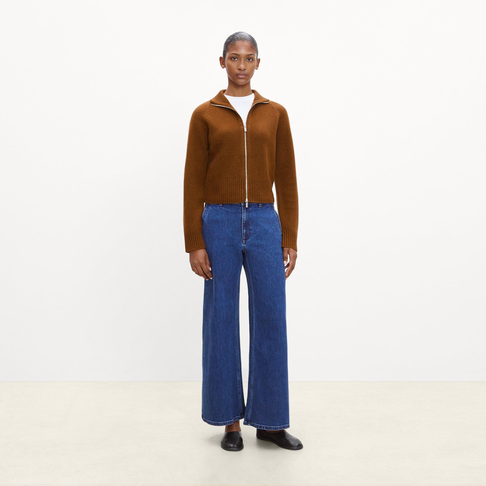 Turtleneck Cardigan in Cashmere