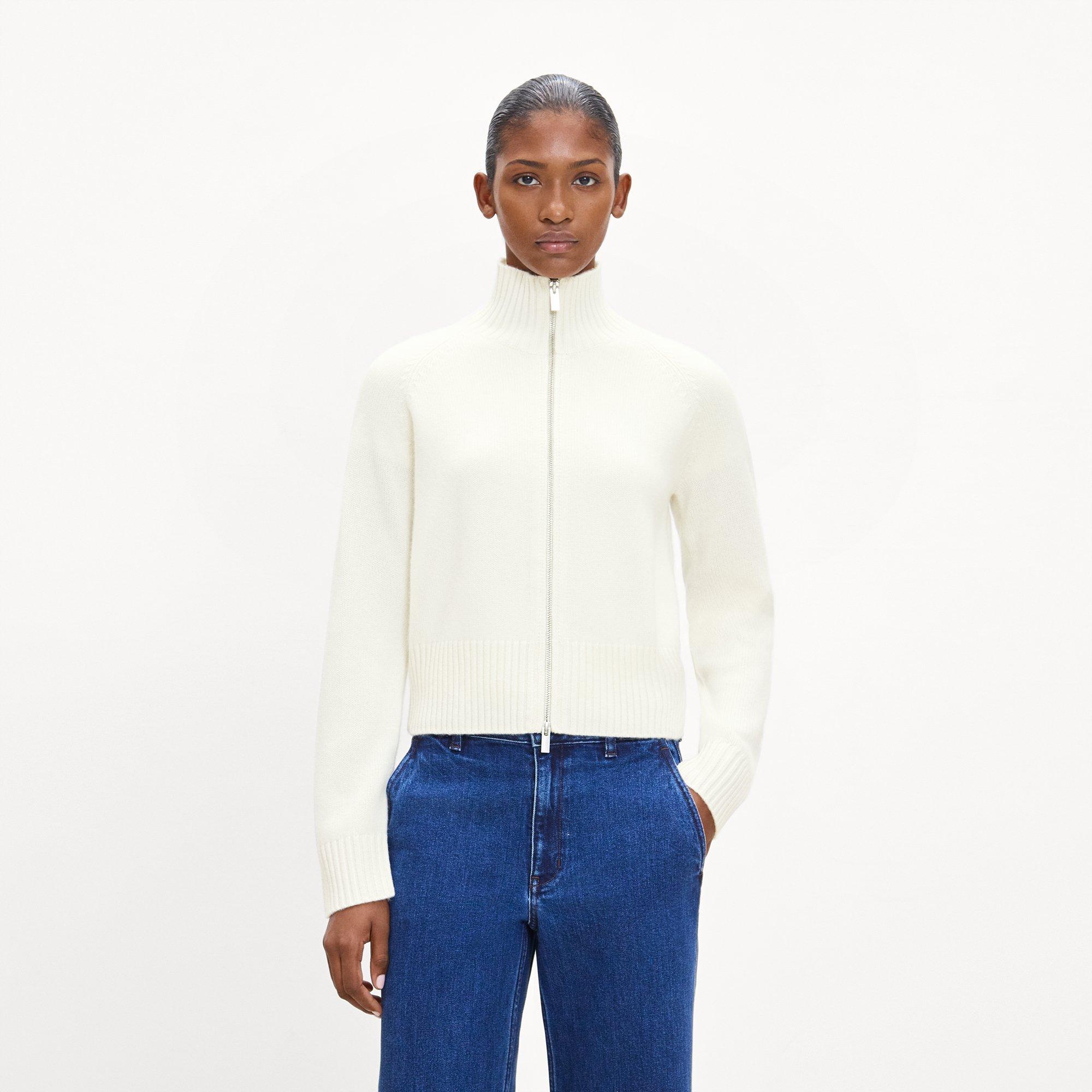 Turtleneck Cardigan in Cashmere