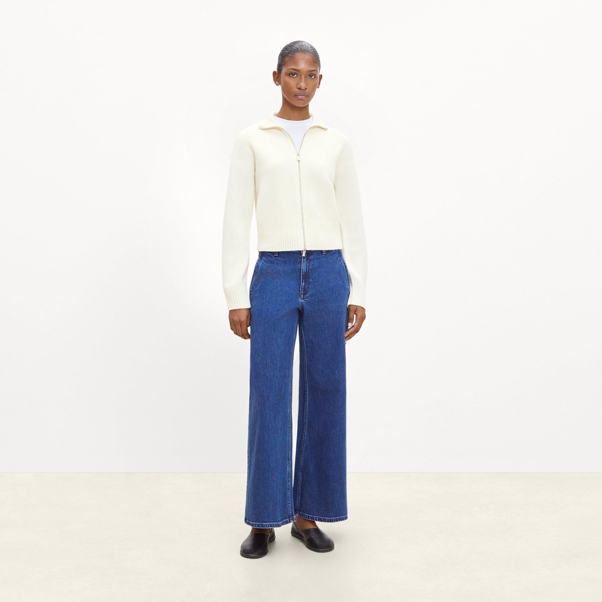 Turtleneck Cardigan in Cashmere