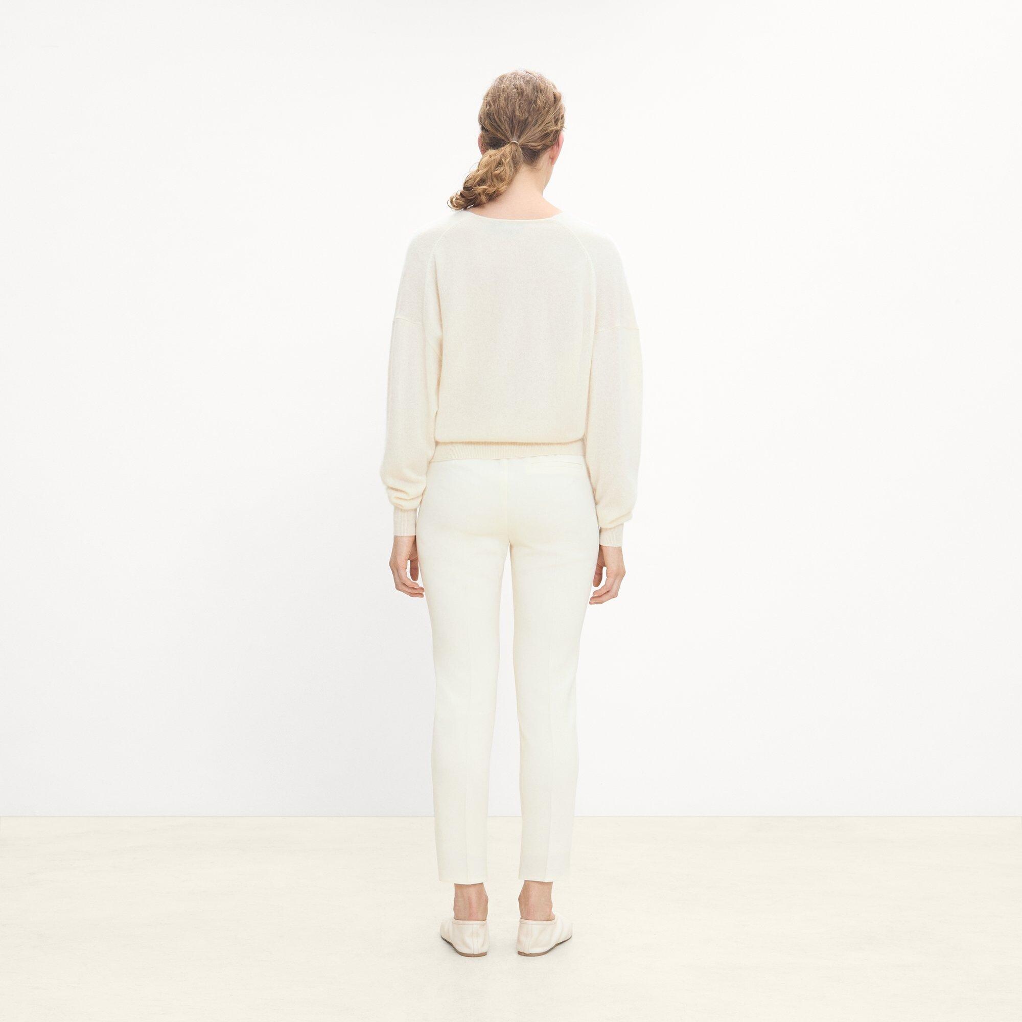 Relaxed V-Neck Sweater in Cashmere
