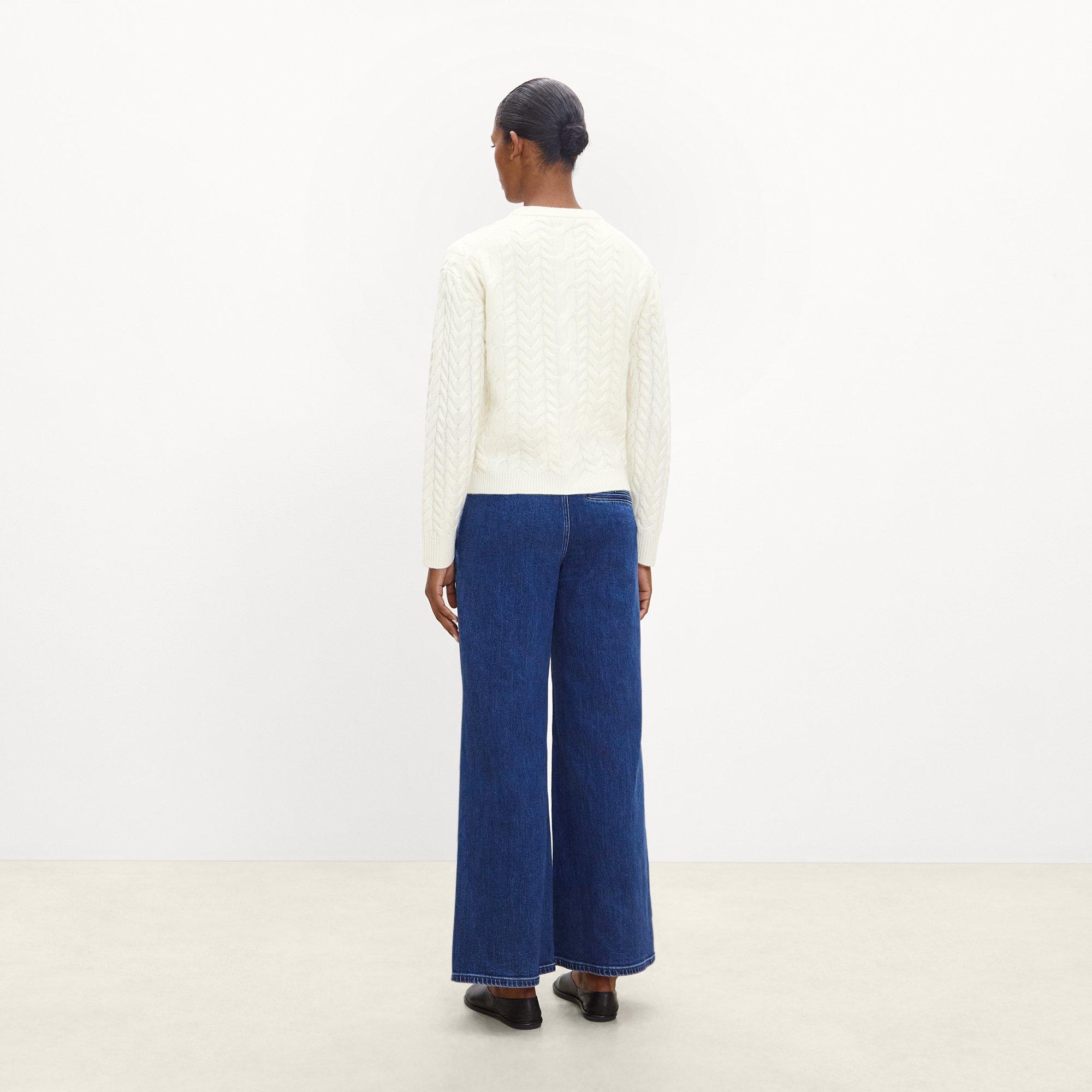 Cable-Knit Cardigan in Cashmere