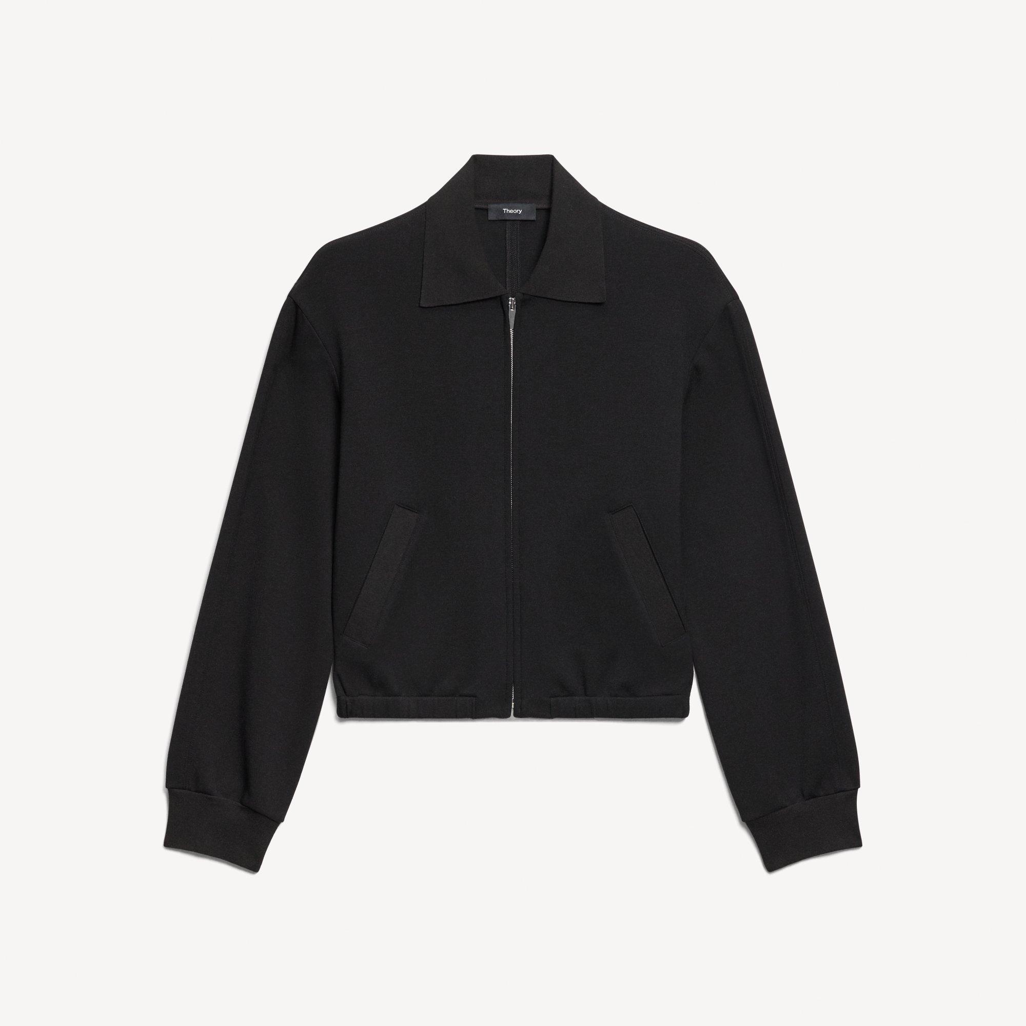 Blouson Jacket in Double-Knit Jersey