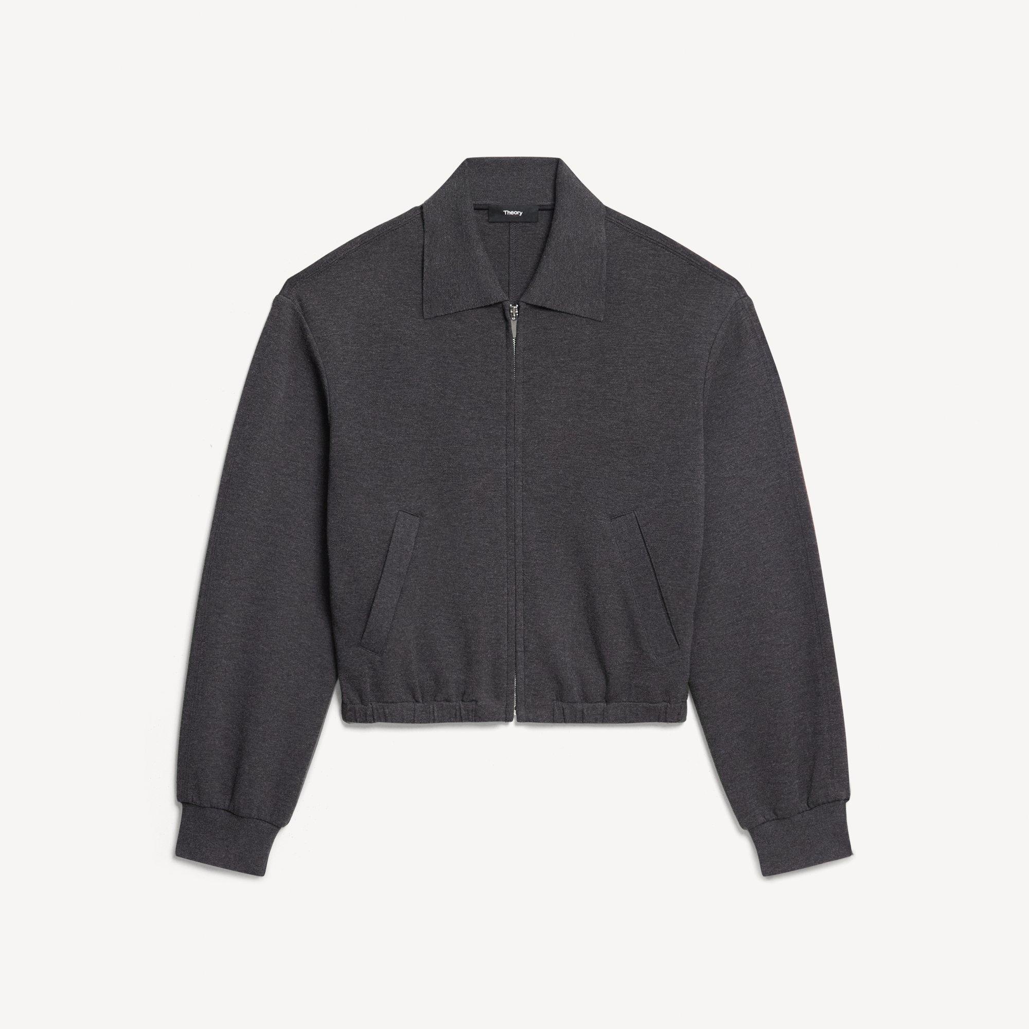 Blouson Jacket in Double-Knit Jersey