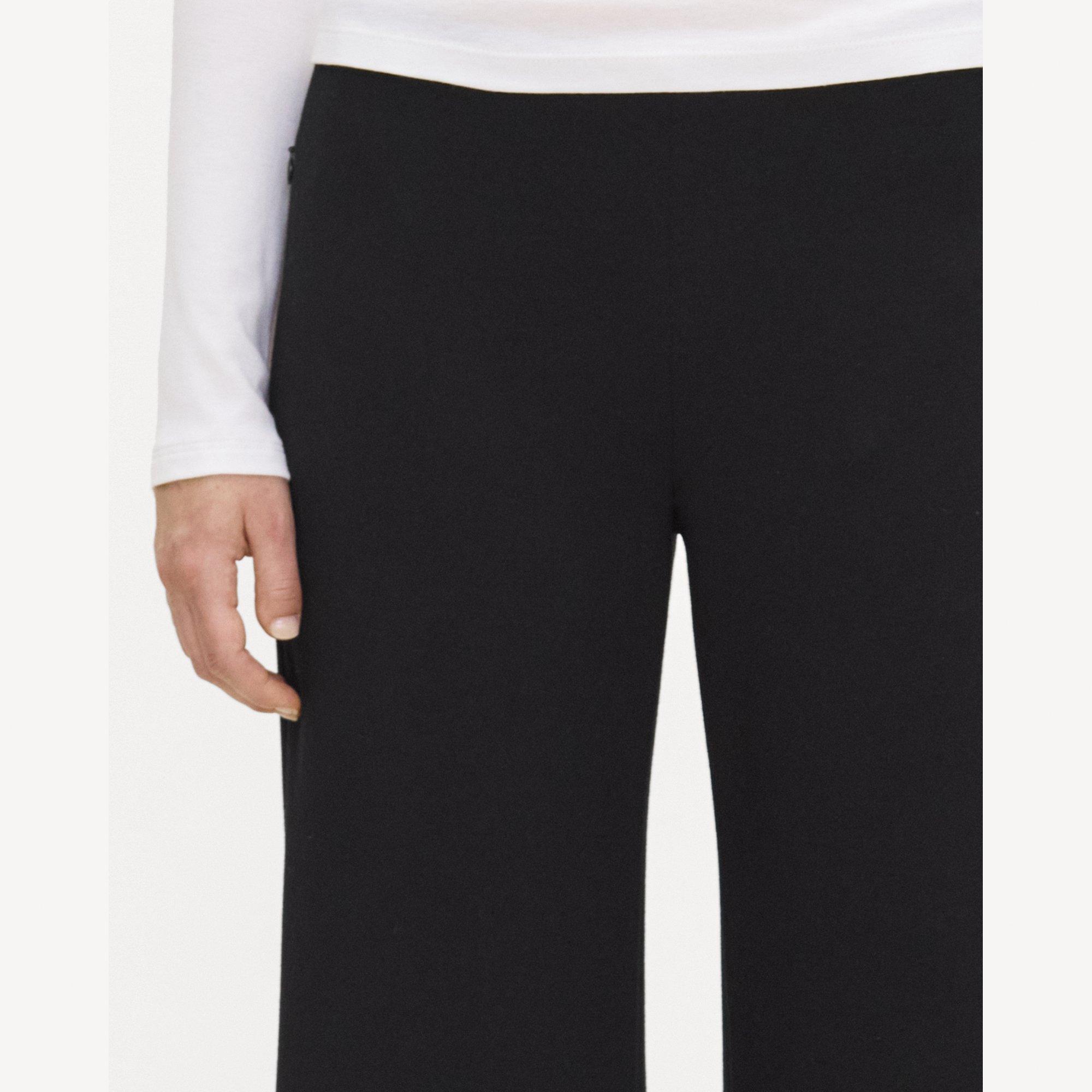 Pull-On Flare Pant in Double-Knit Jersey