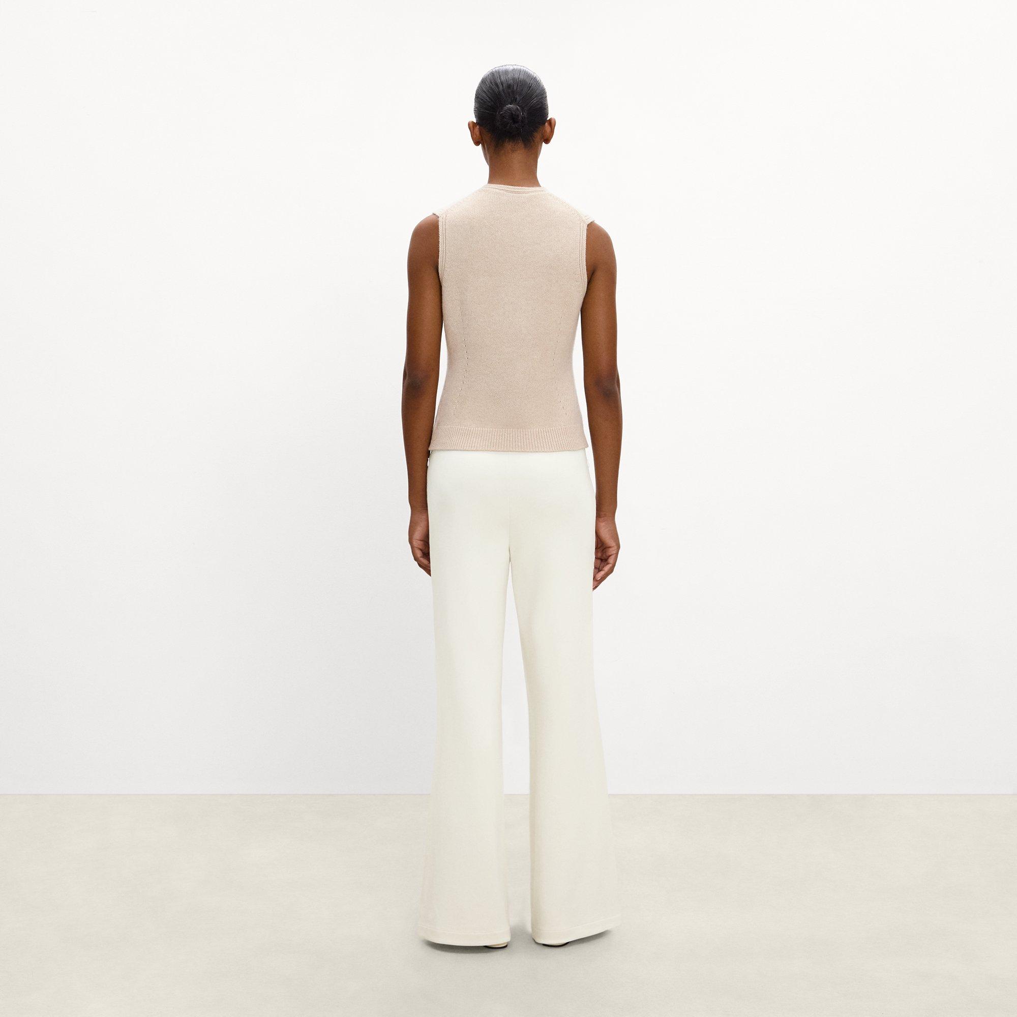 Pull-On Flare Pant in Double-Knit Jersey