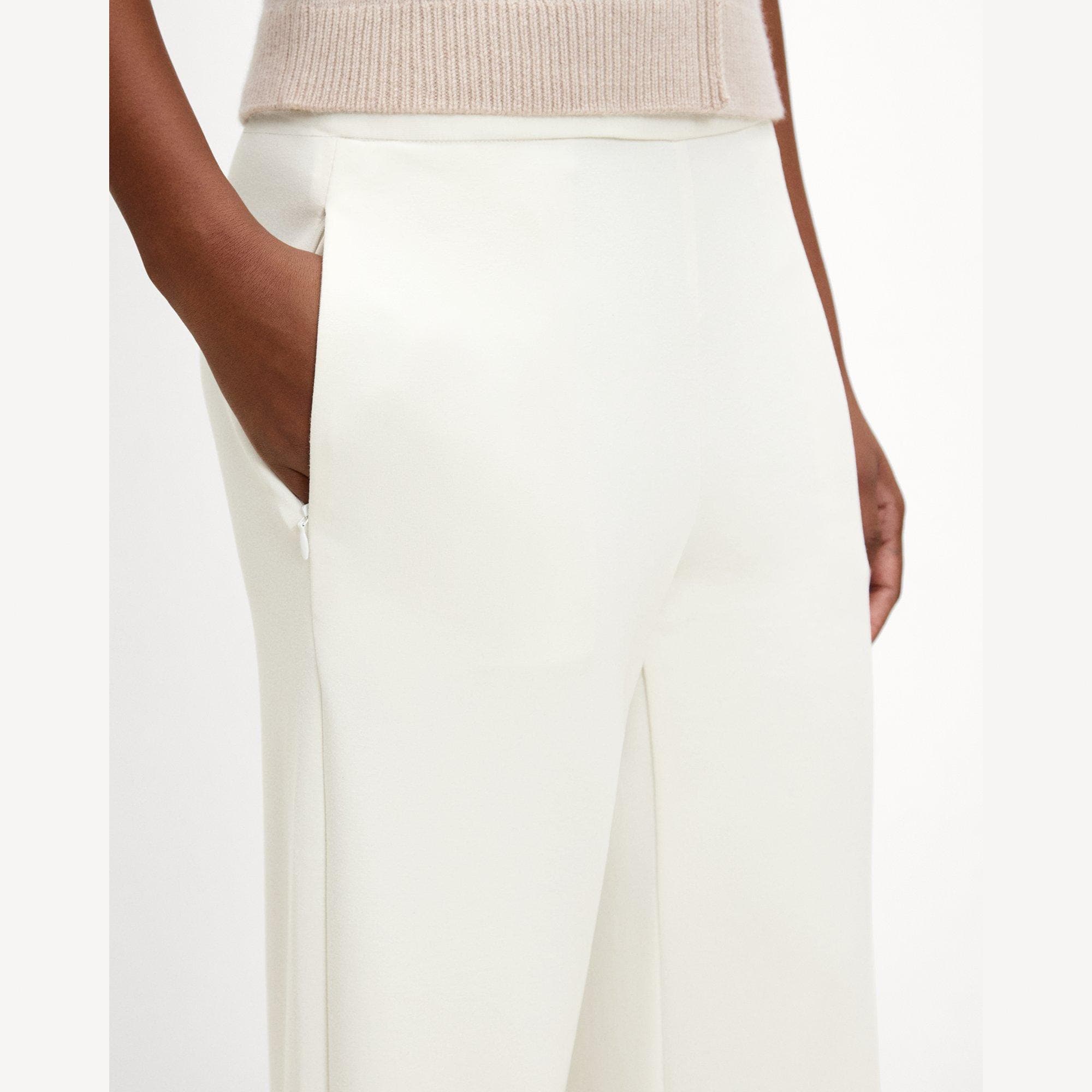 Pull-On Flare Pant in Double-Knit Jersey