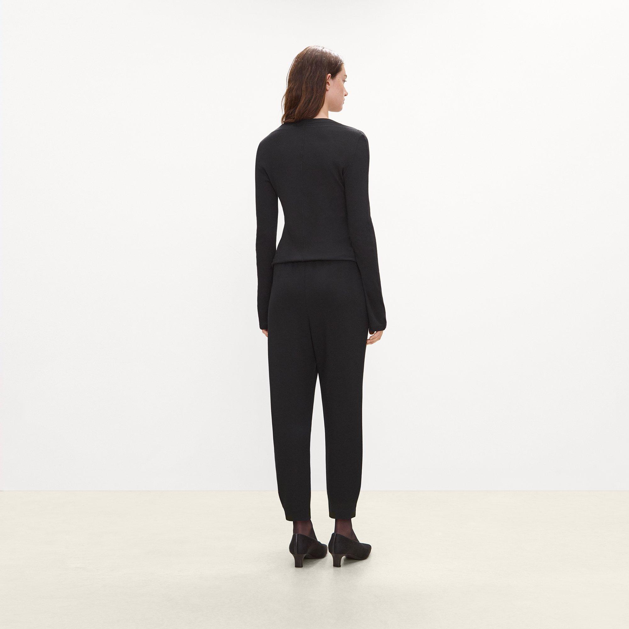 Long-Sleeve Top in Soft Rib