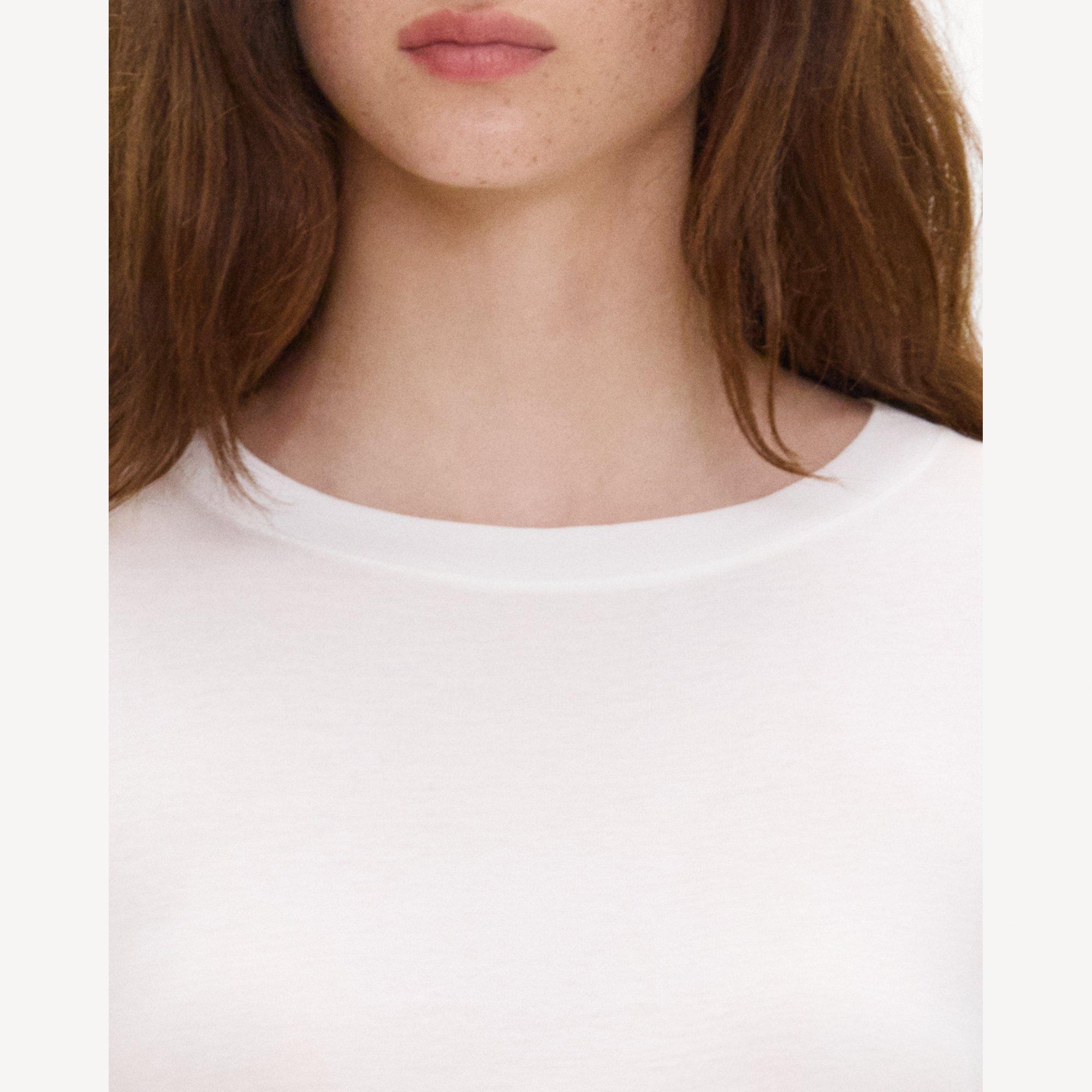 Long-Sleeve Top in Soft Rib