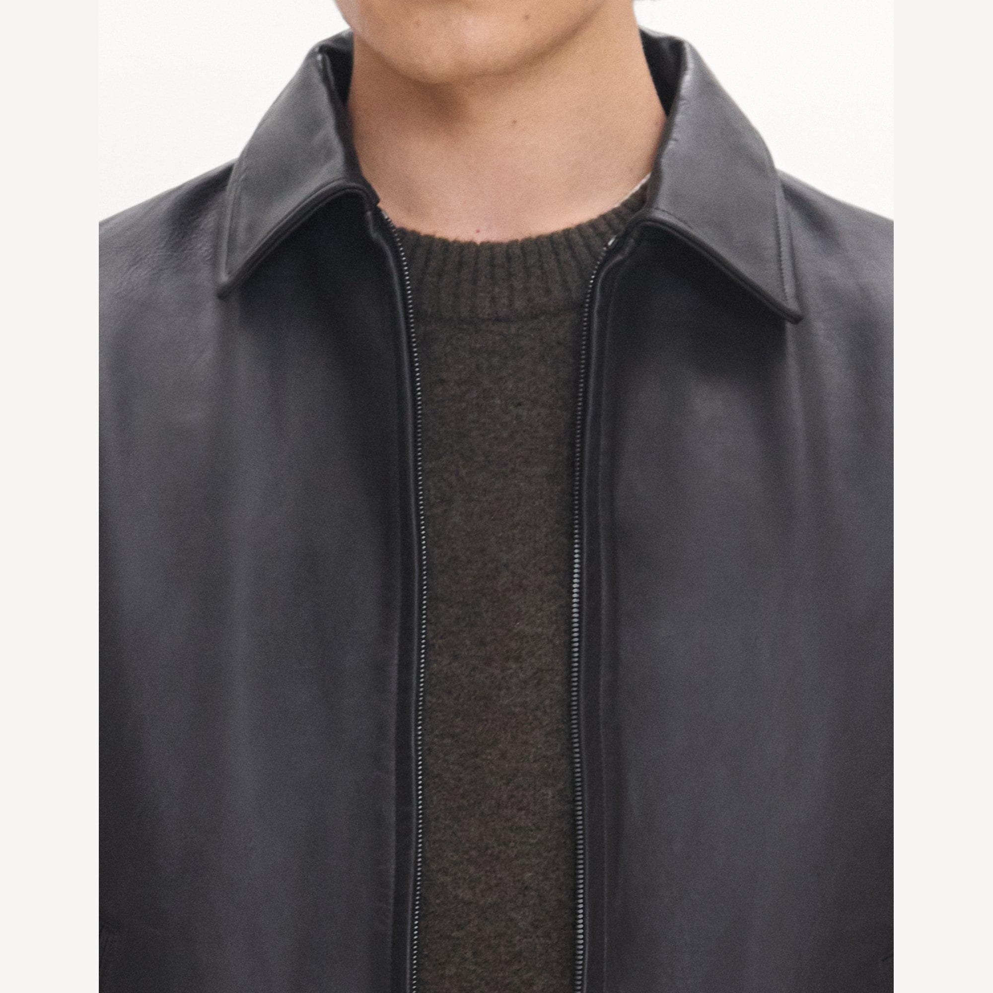 City Jacket in Leather
