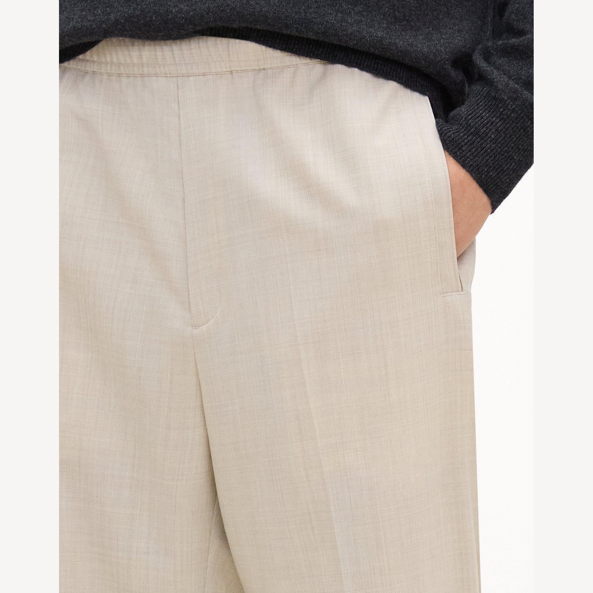 Drawstring Pull-On Pant in Motion Wool Twill