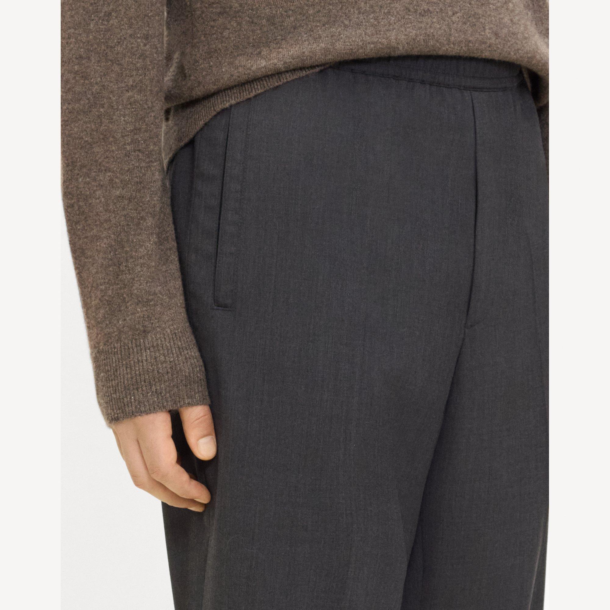 Drawstring Pull-On Pant in Motion Wool Twill