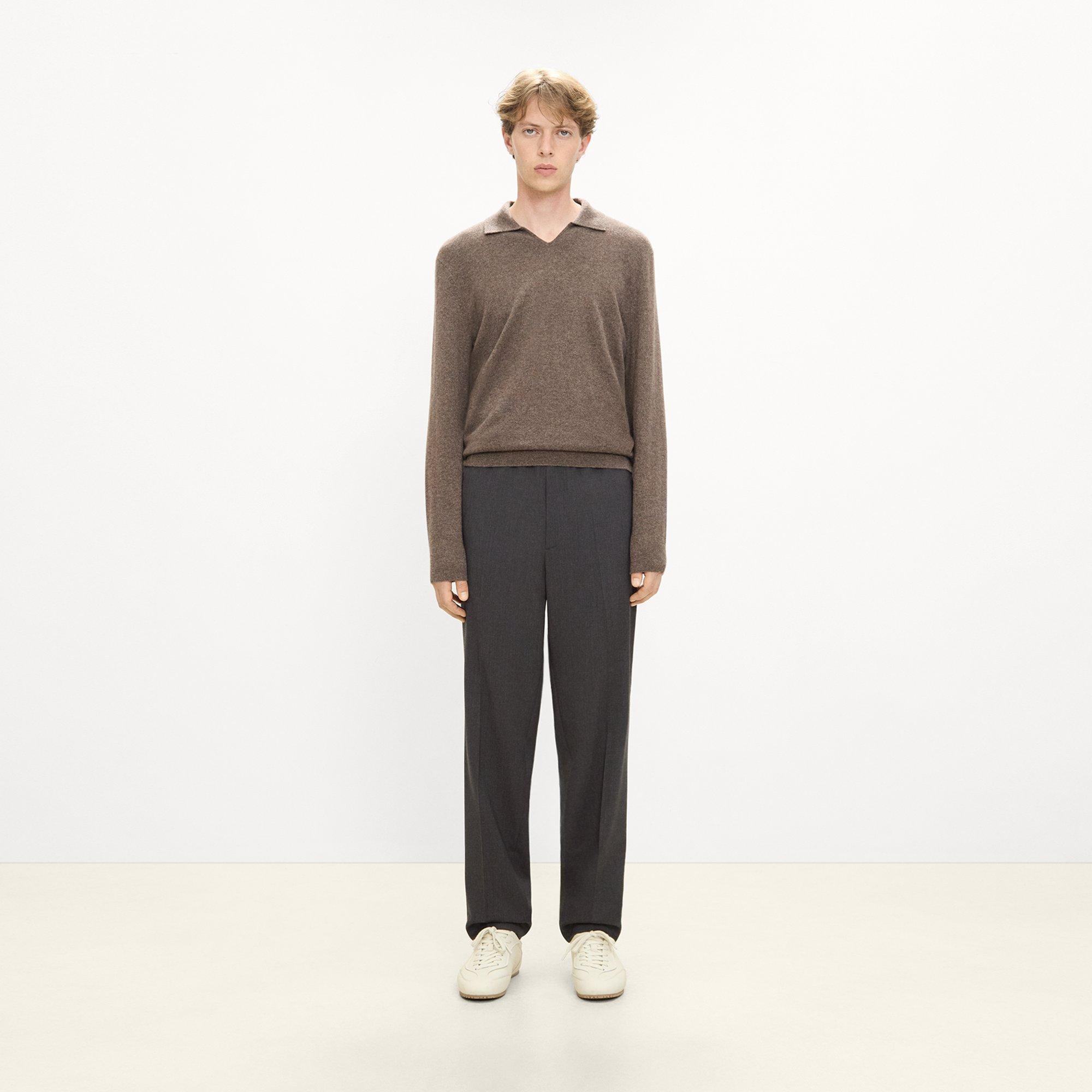 Drawstring Pull-On Pant in Motion Wool Twill