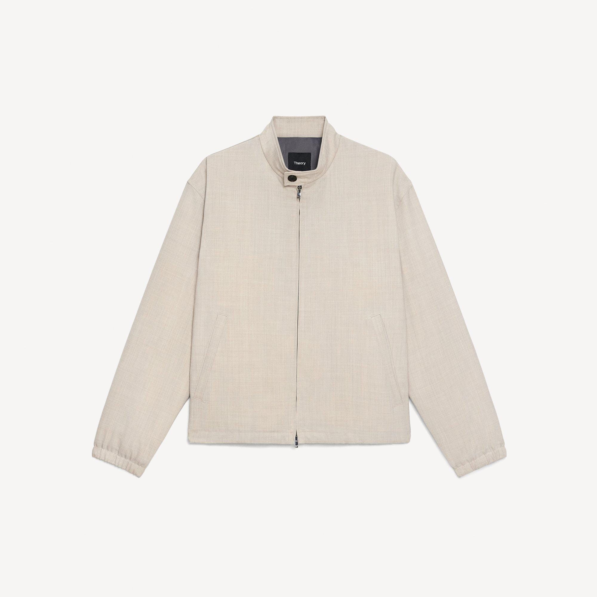 Harrington Jacket in Motion Wool Twill