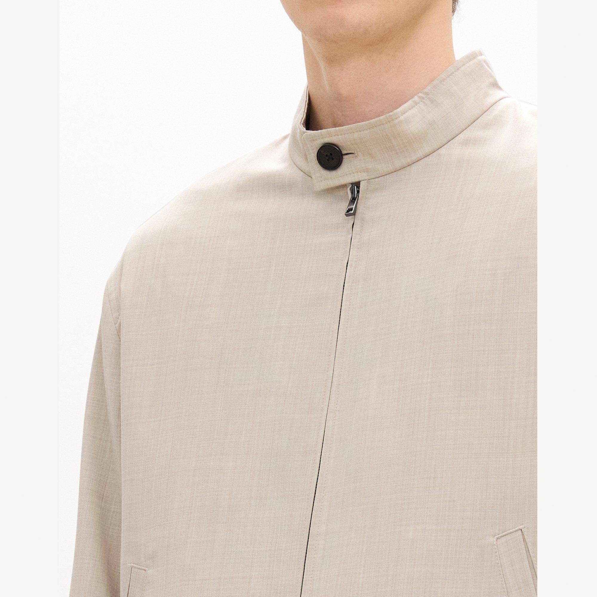 Harrington Jacket in Motion Wool Twill