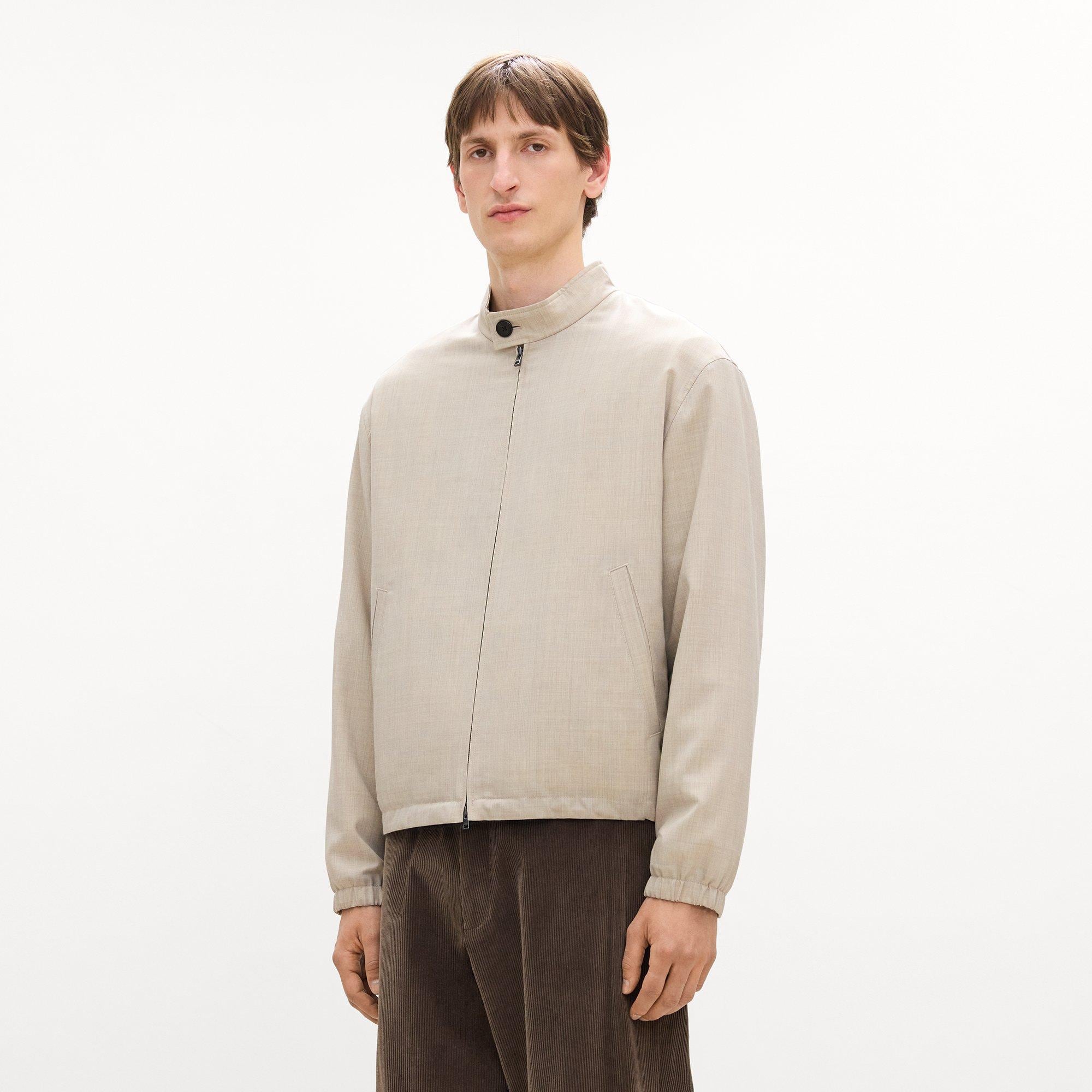 Harrington Jacket in Motion Wool Twill