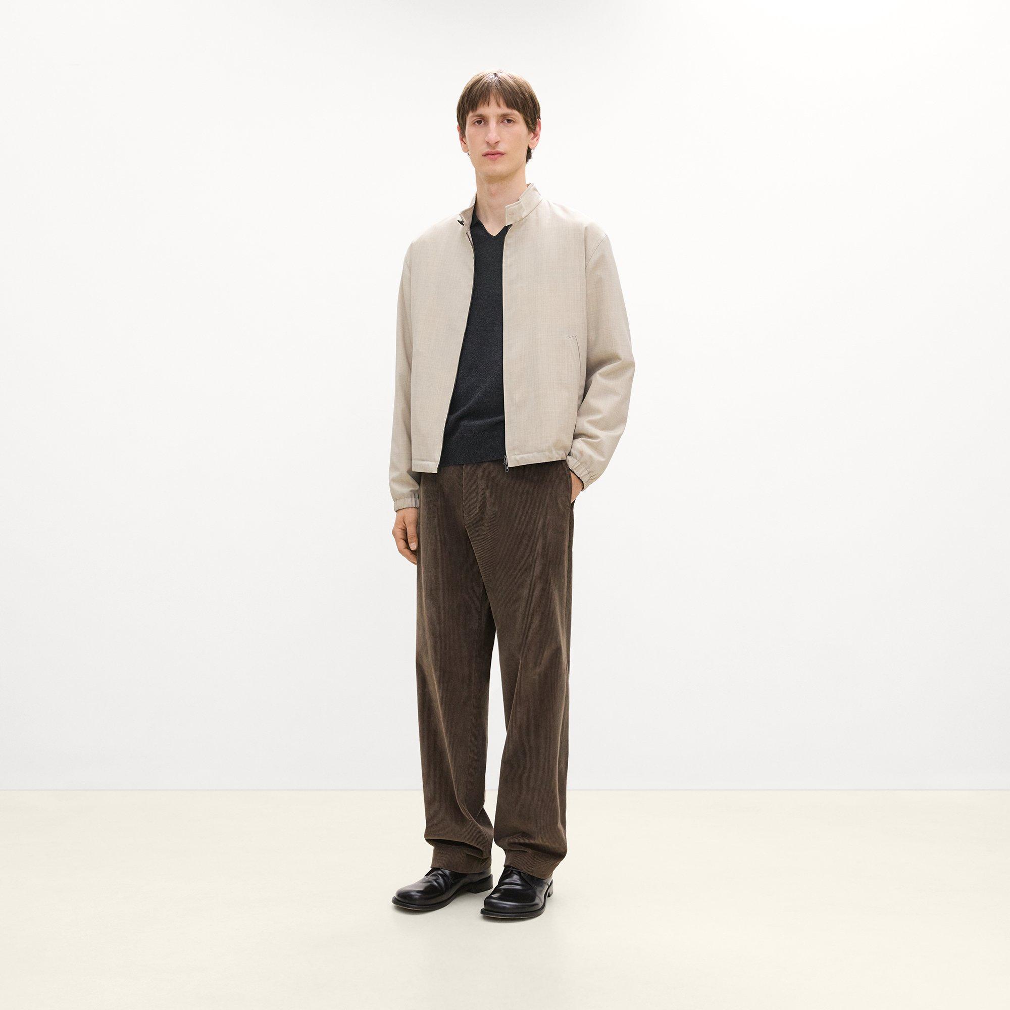 Harrington Jacket in Motion Wool Twill