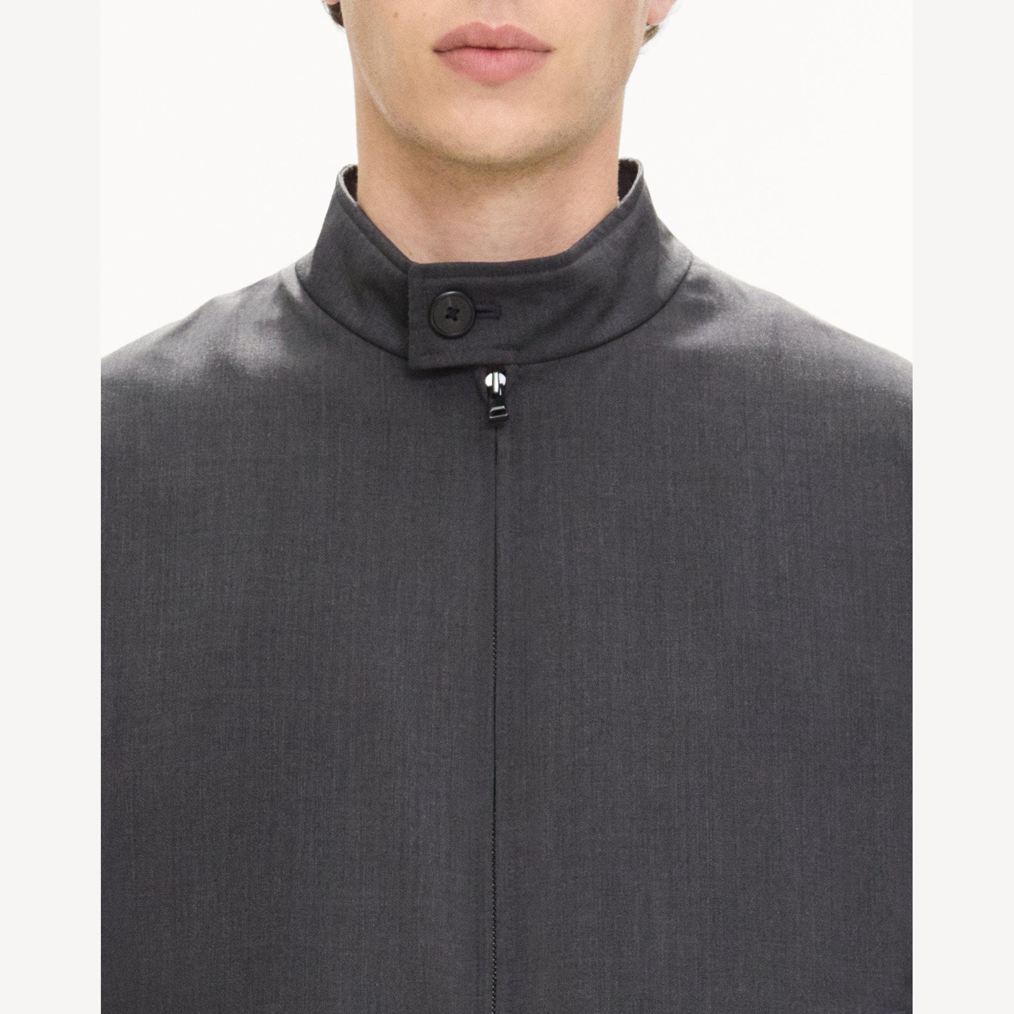 Harrington Jacket in Motion Wool Twill