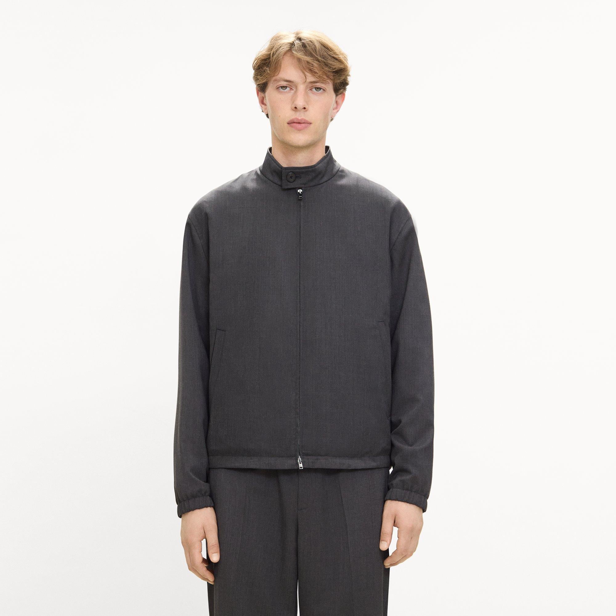 Harrington Jacket in Motion Wool Twill