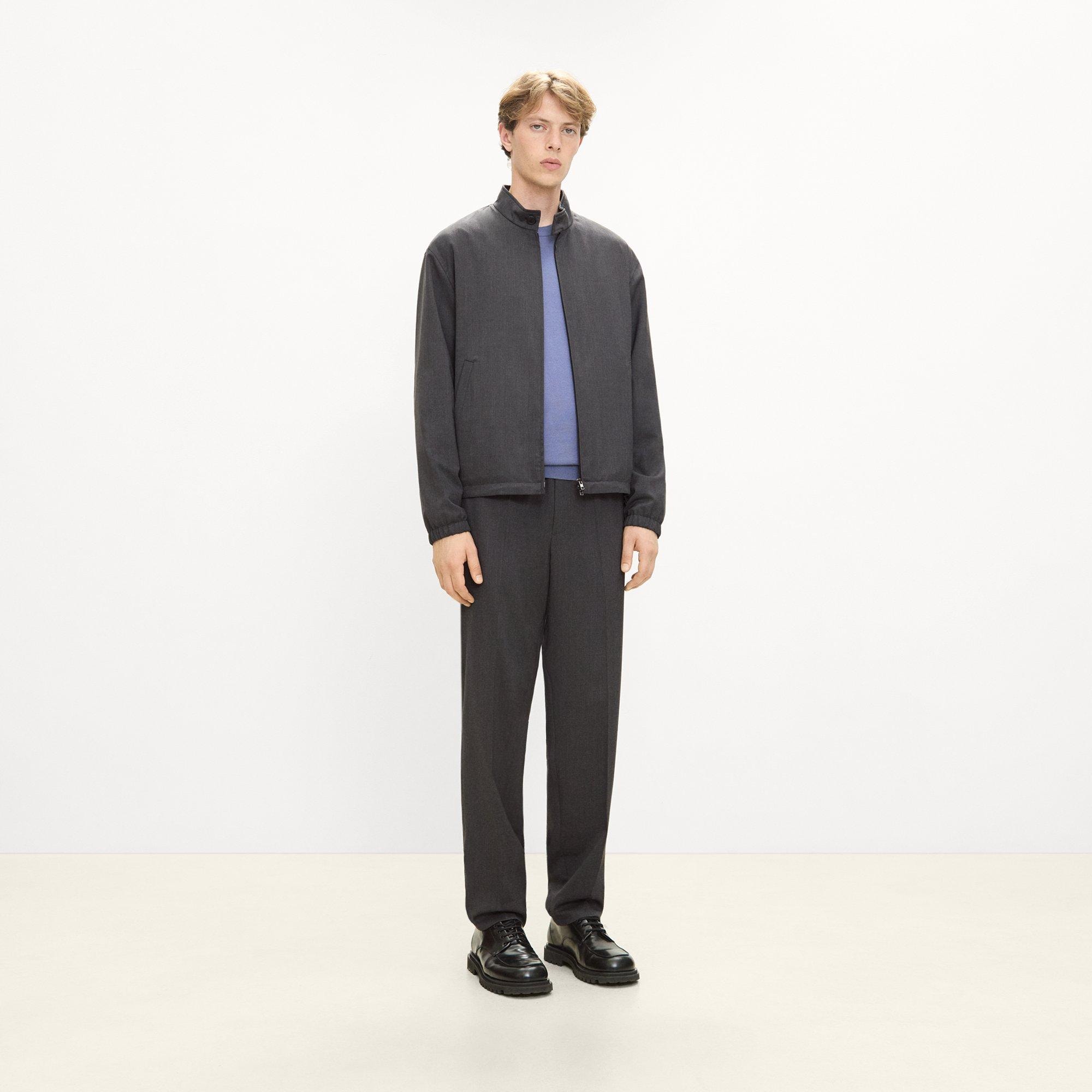 Harrington Jacket in Motion Wool Twill