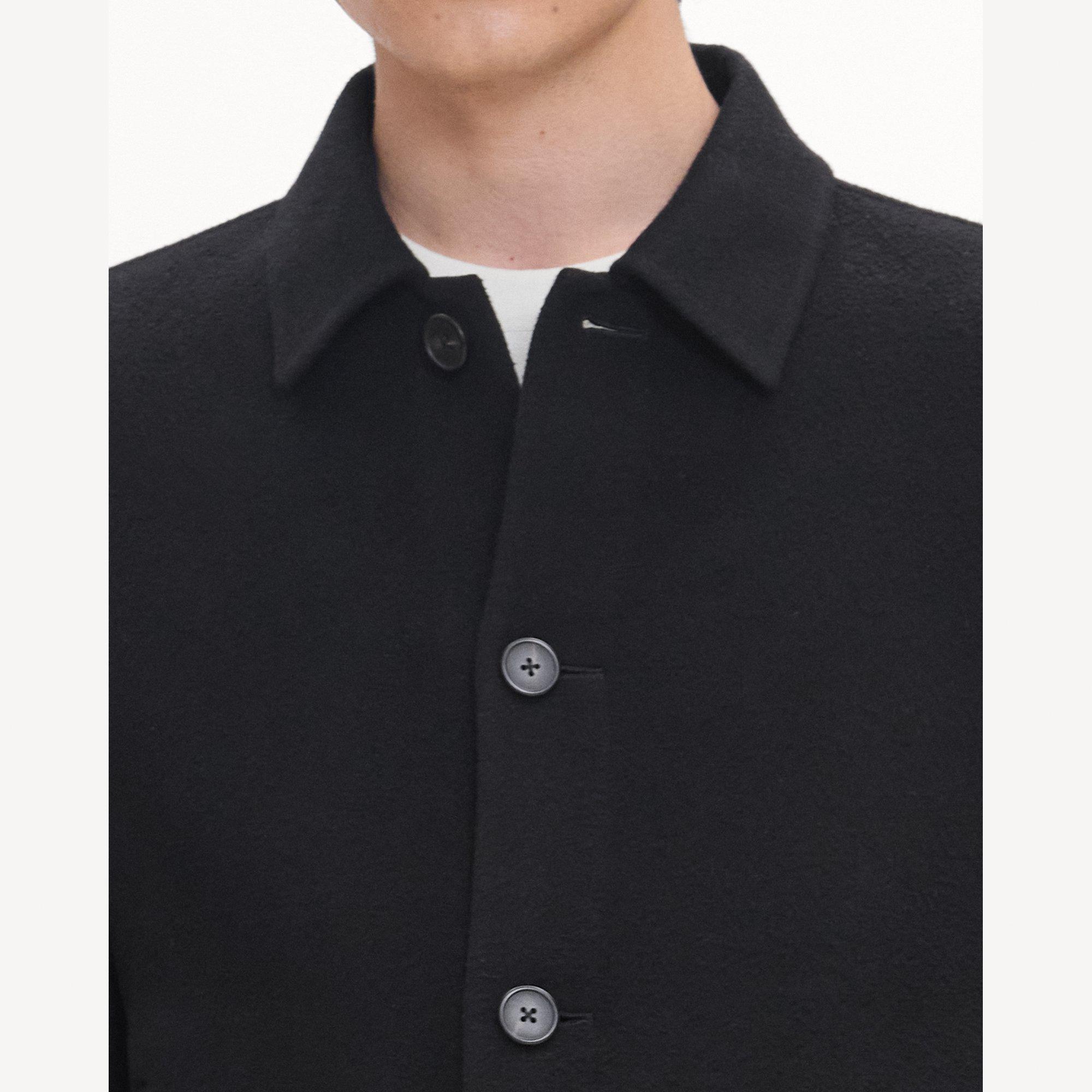 Short Jacket in Double-Face Wool-Cashmere