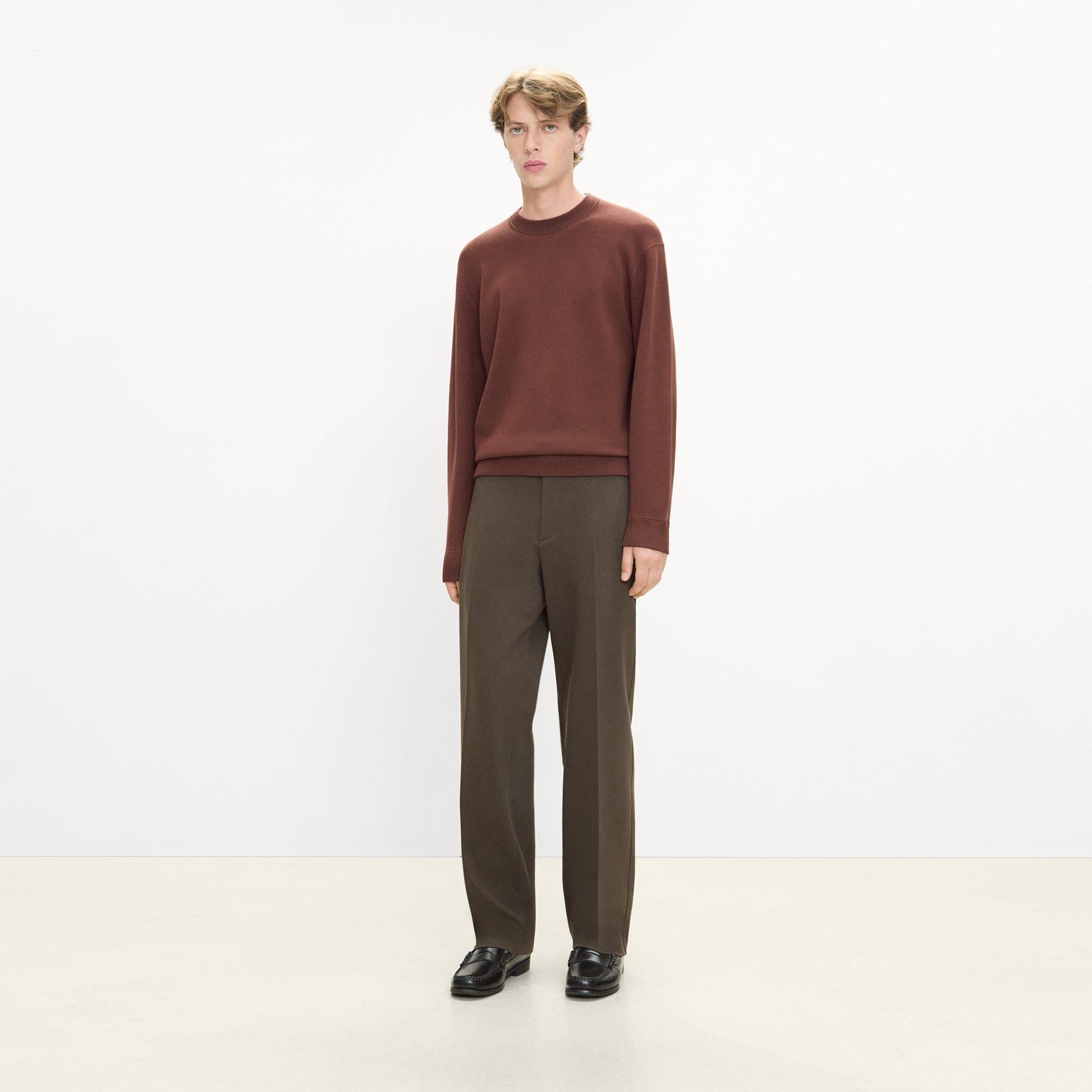 Relaxed Crewneck Sweatshirt in Light Bilen