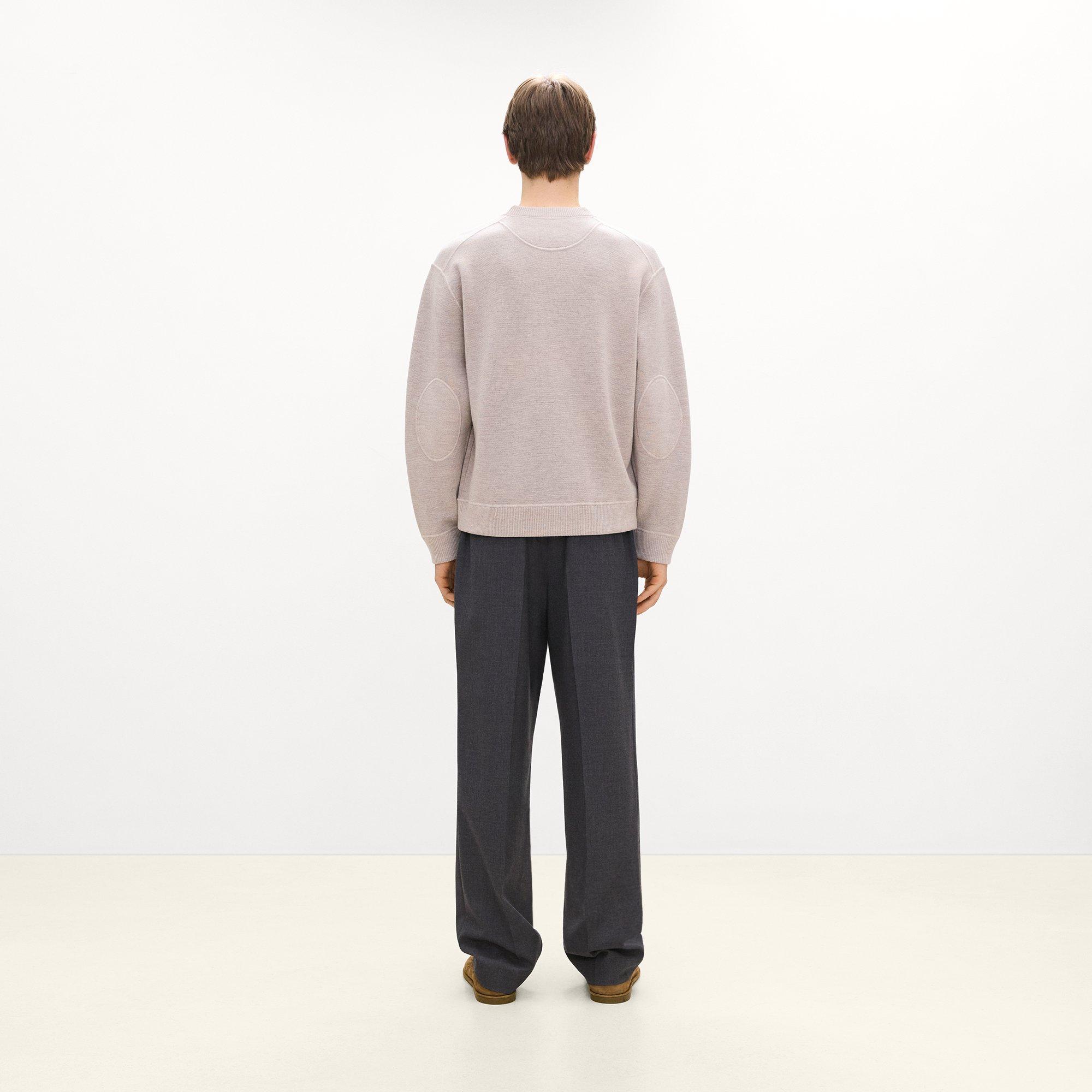 Relaxed Crewneck Sweatshirt in Light Bilen