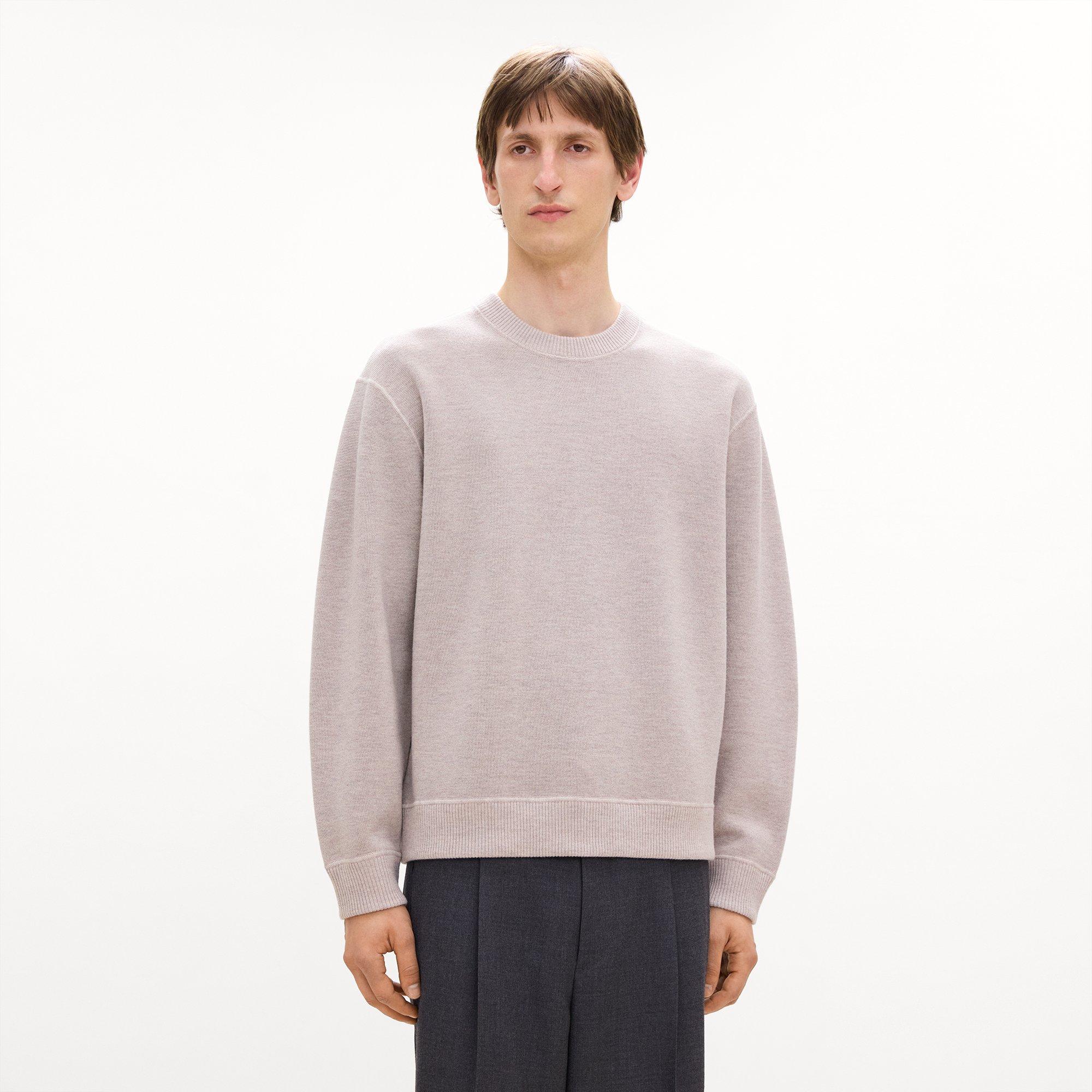 Relaxed Crewneck Sweatshirt in Light Bilen