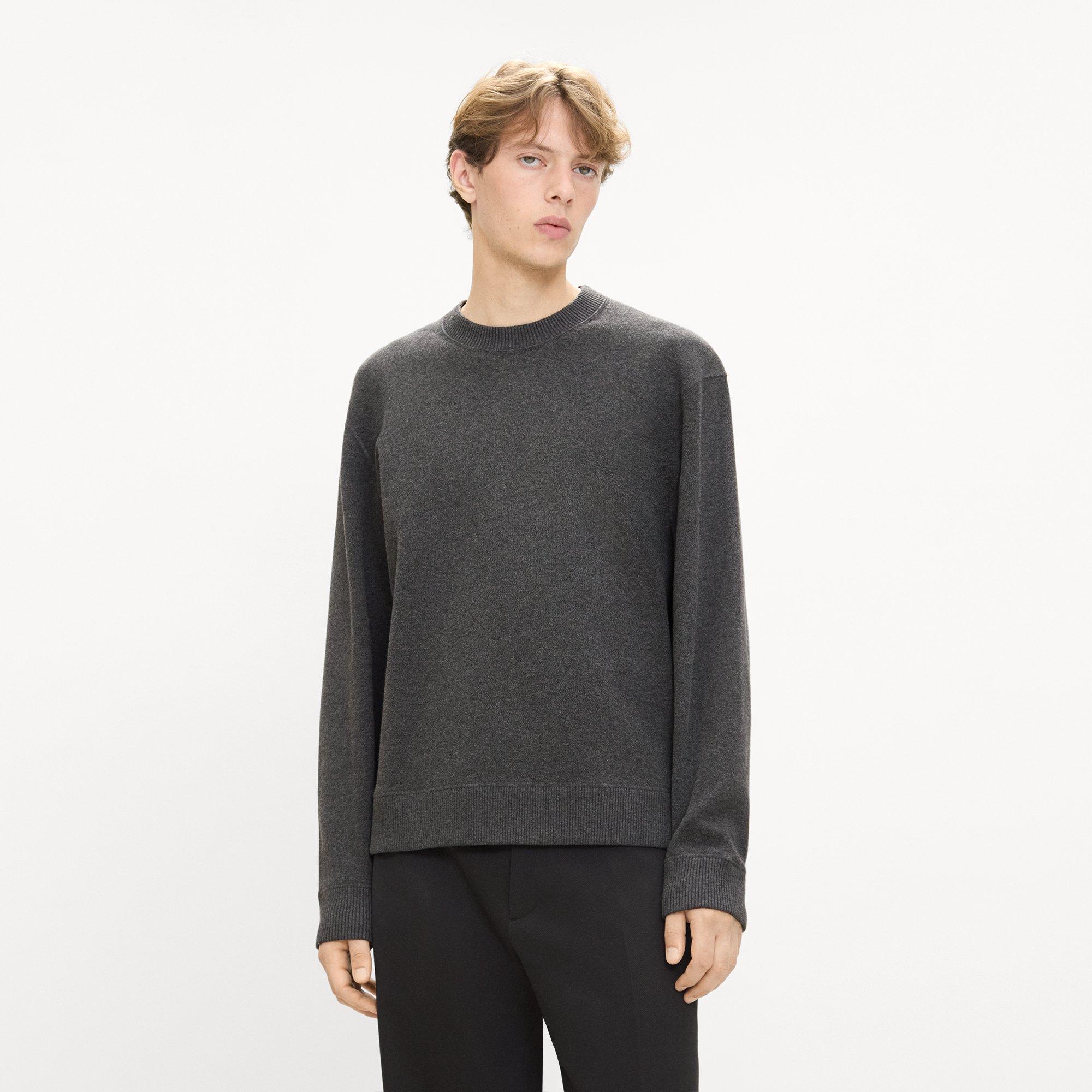 Relaxed Crewneck Sweatshirt in Light Bilen