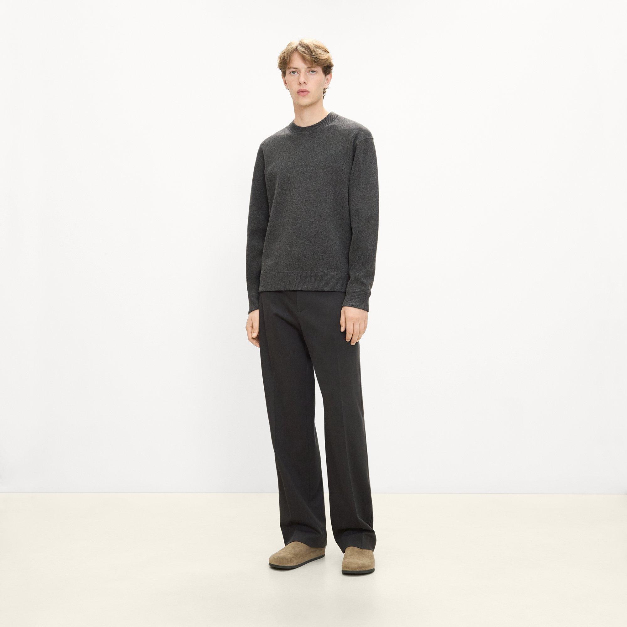 Relaxed Crewneck Sweatshirt in Light Bilen