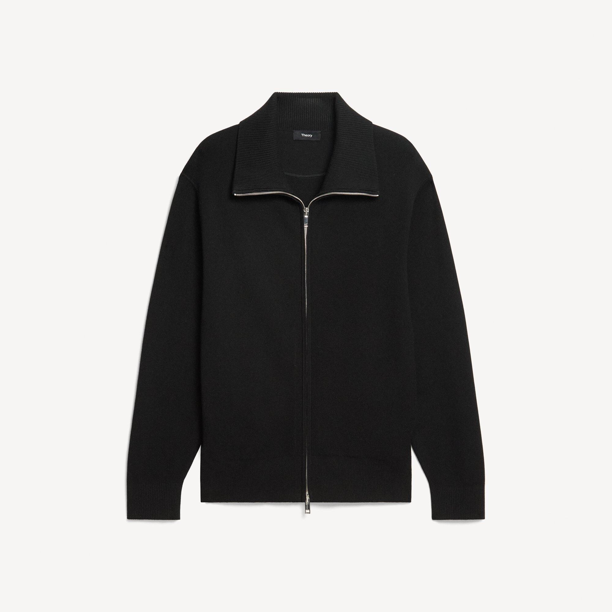 Turtleneck Cardigan in Light Bilen