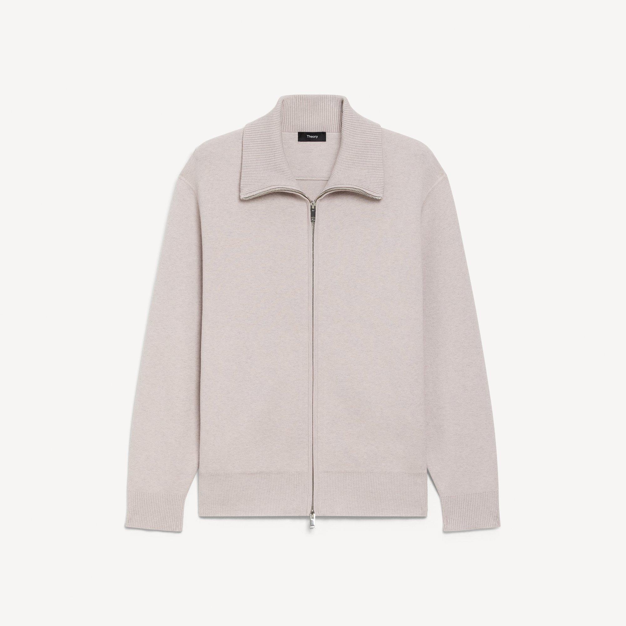 Turtleneck Cardigan in Light Bilen