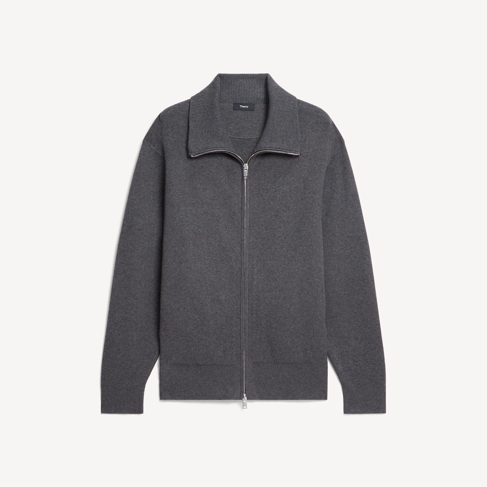 Turtleneck Cardigan in Light Bilen