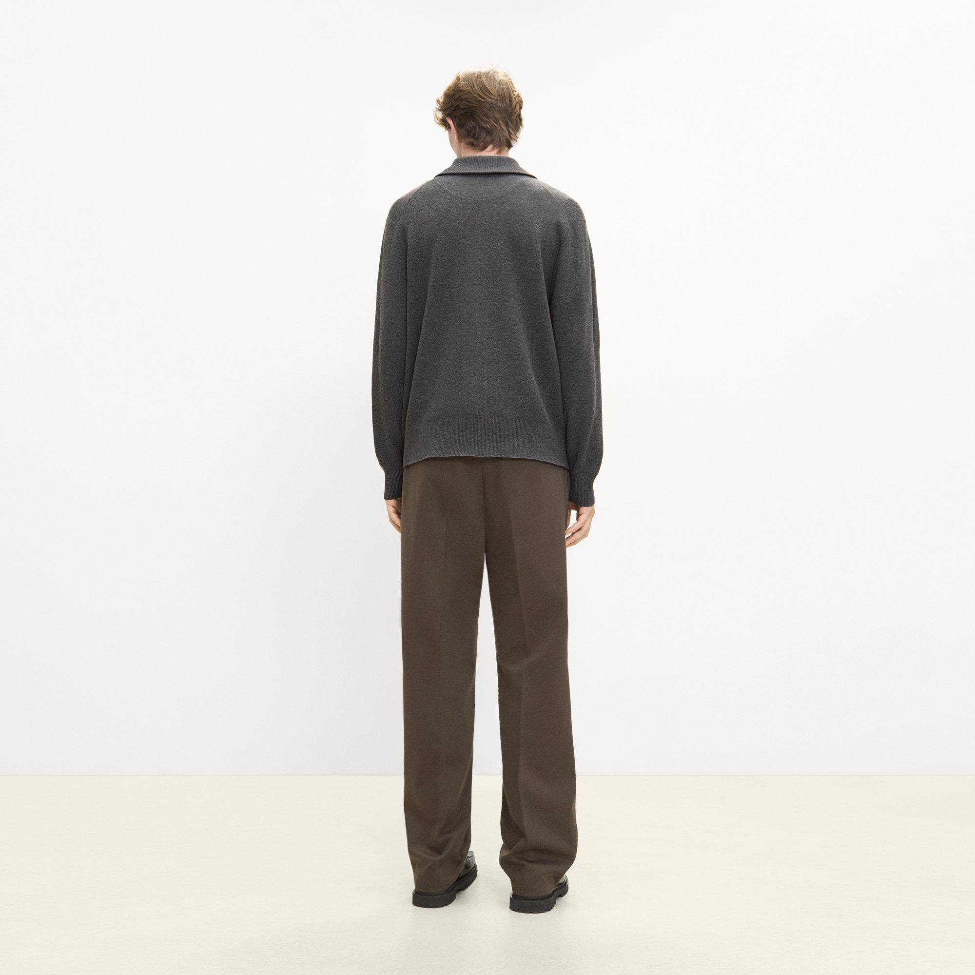Turtleneck Cardigan in Light Bilen