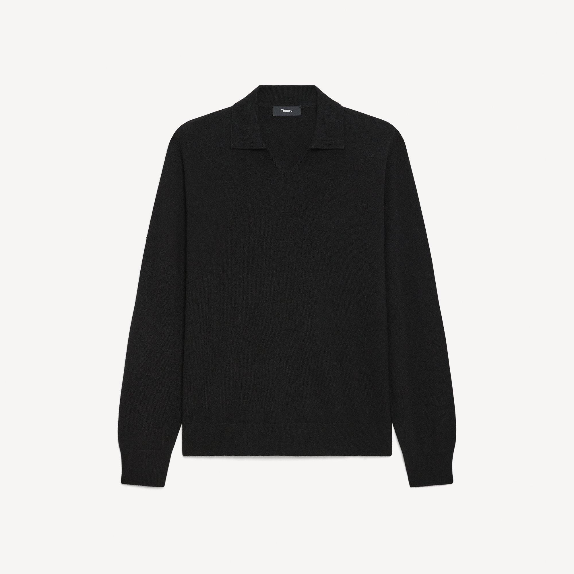 Open Collar Sweater in Cashmere