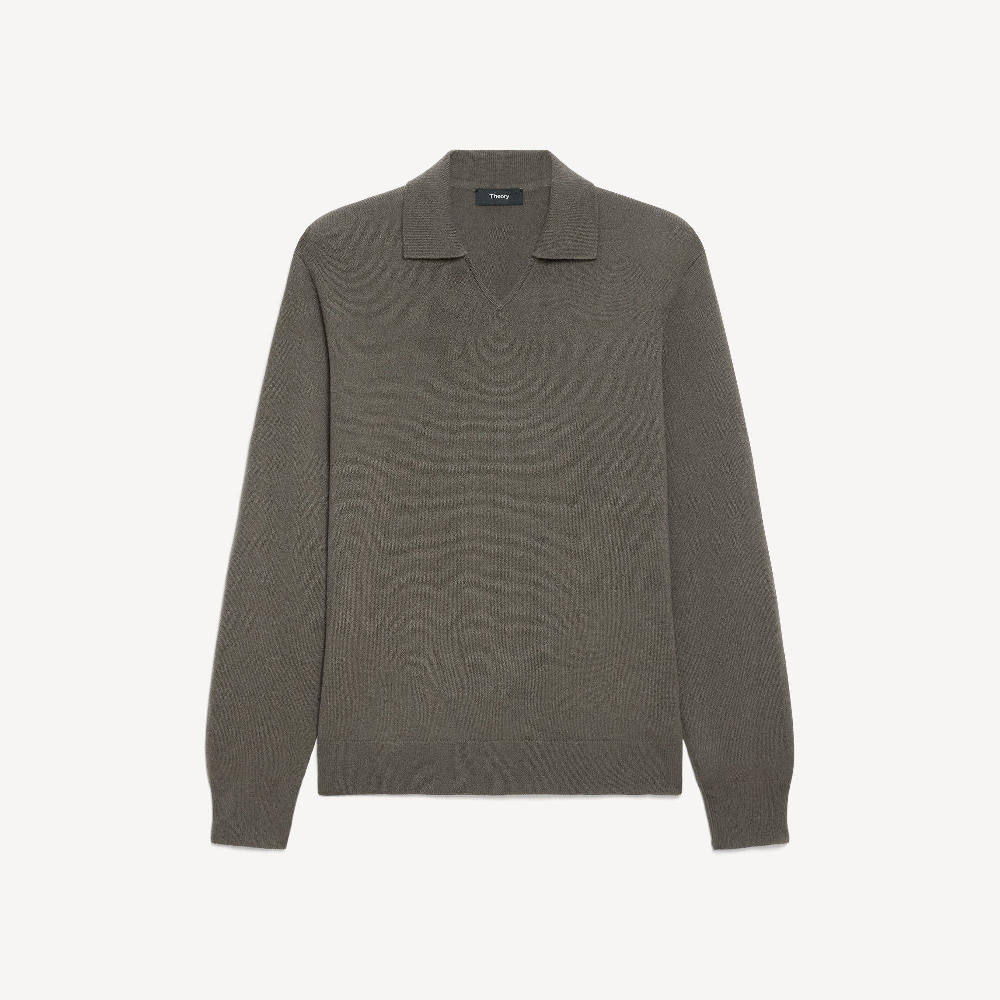 Open Collar Sweater in Cashmere