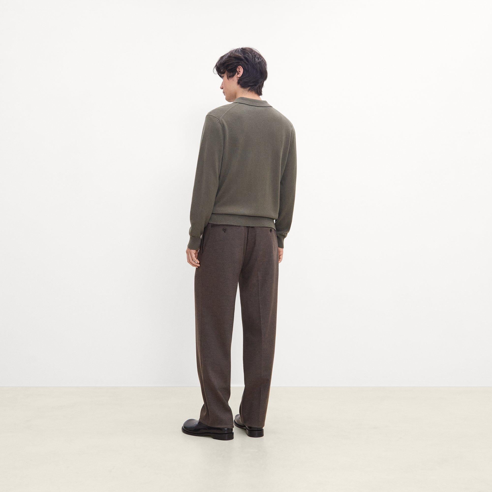 Open Collar Sweater in Cashmere