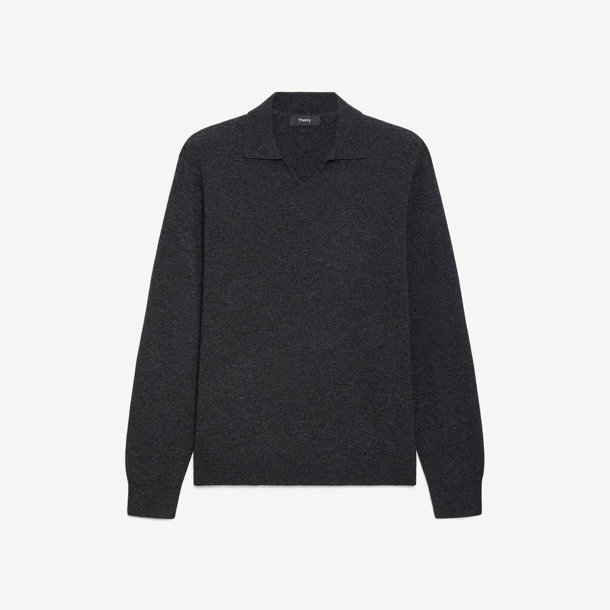 Open Collar Sweater in Cashmere