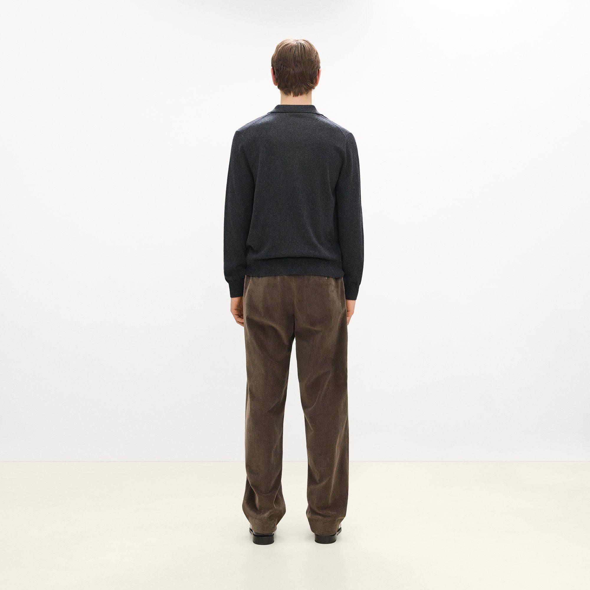 Open Collar Sweater in Cashmere