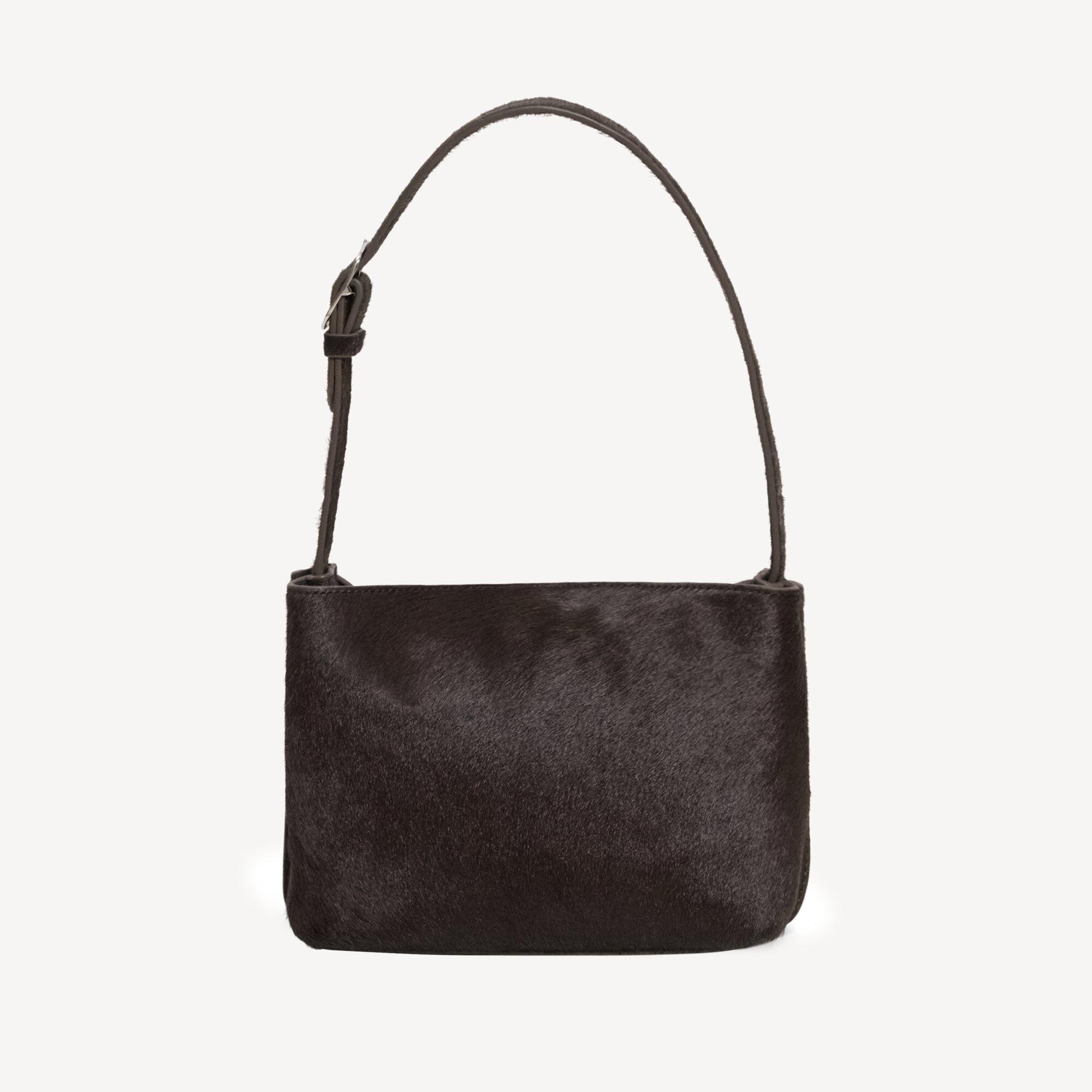 Line Mini Shoulder Bag in Calf Hair
