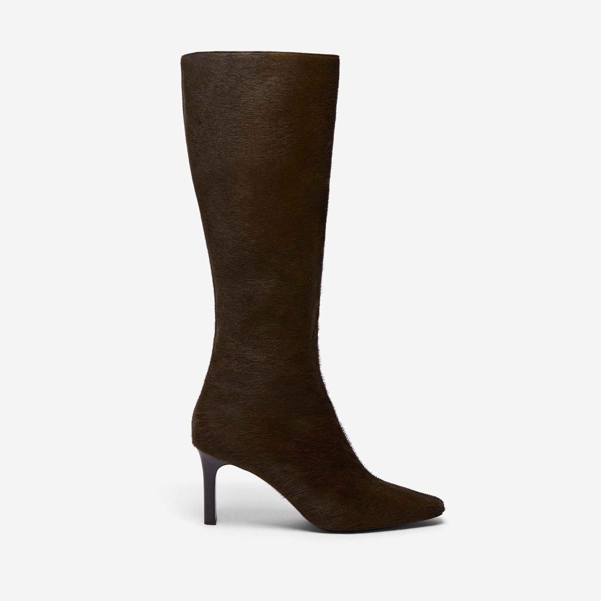 Ainsle Tall Boot in Calf Hair