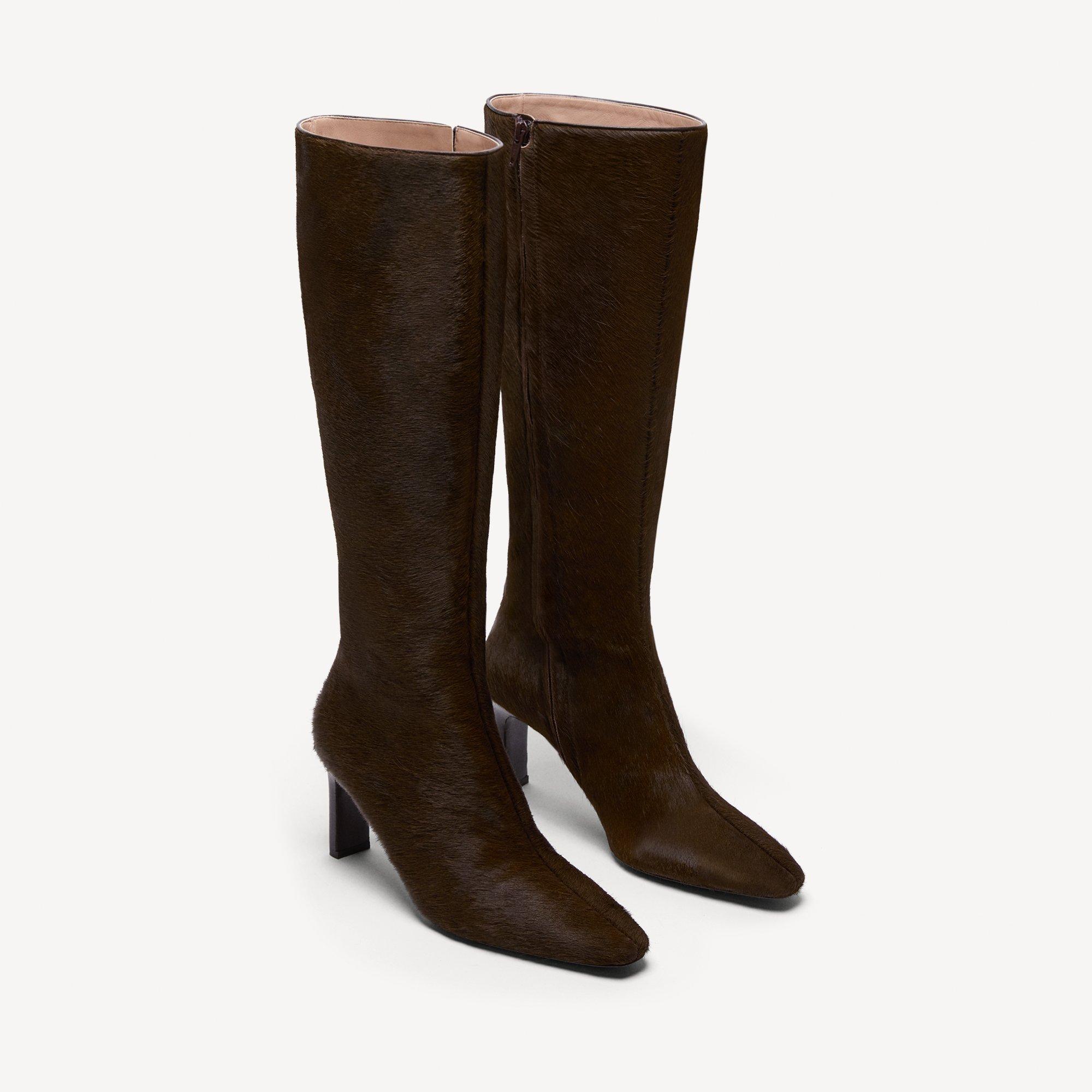 Ainsle Tall Boot in Calf Hair