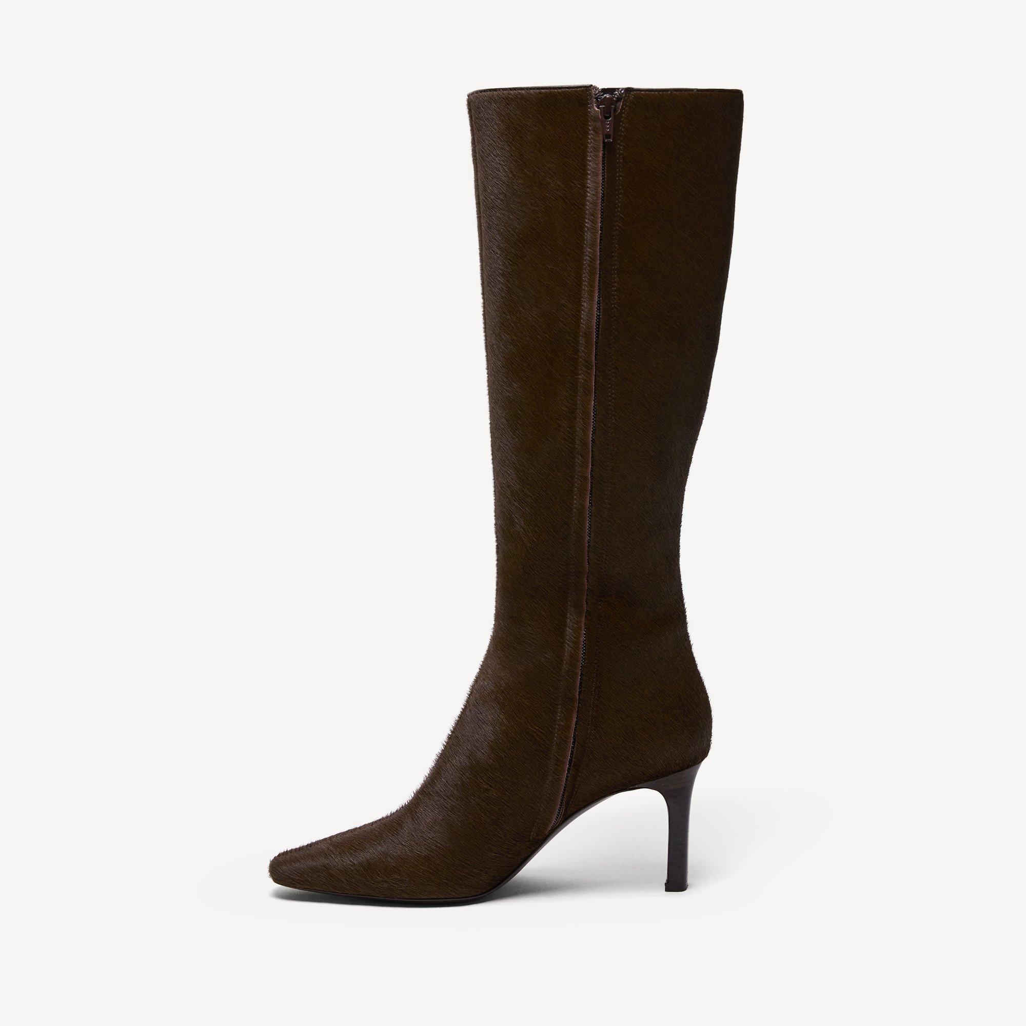 Ainsle Tall Boot in Calf Hair