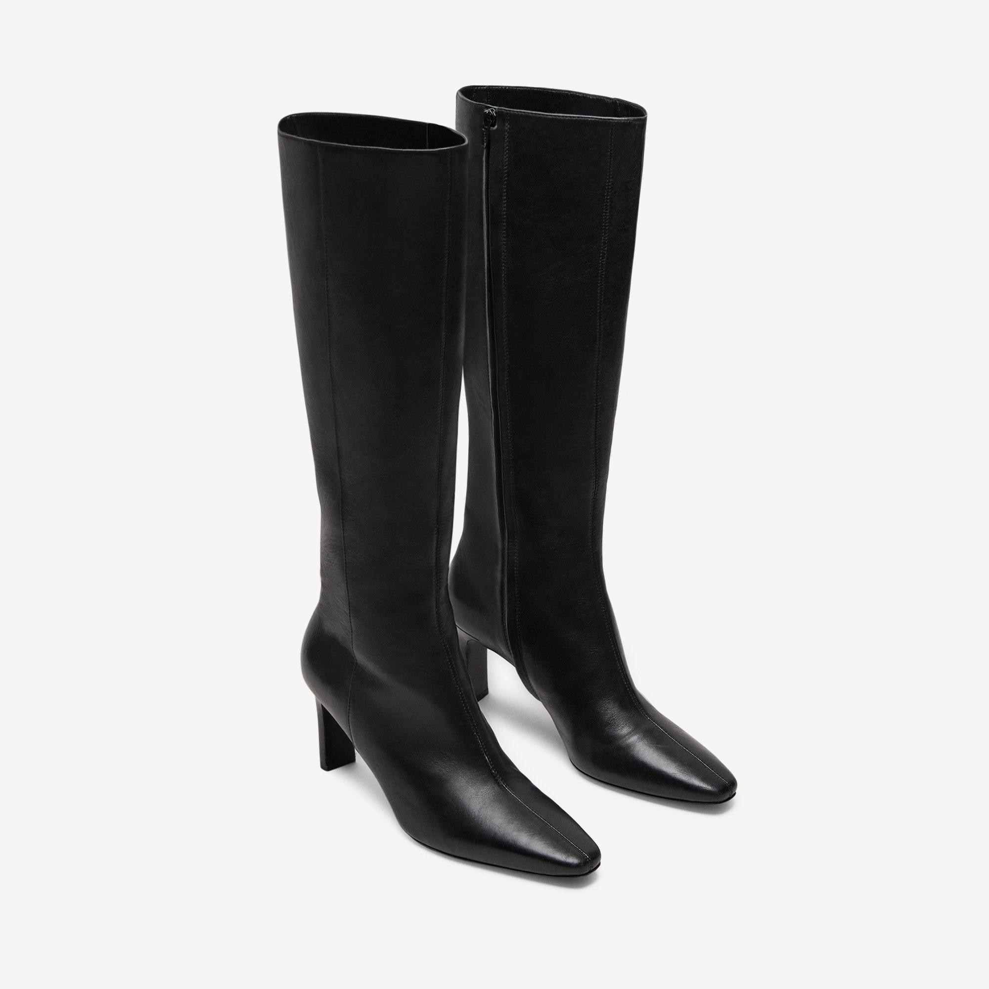 Ainsle Tall Boot in Smooth Leather